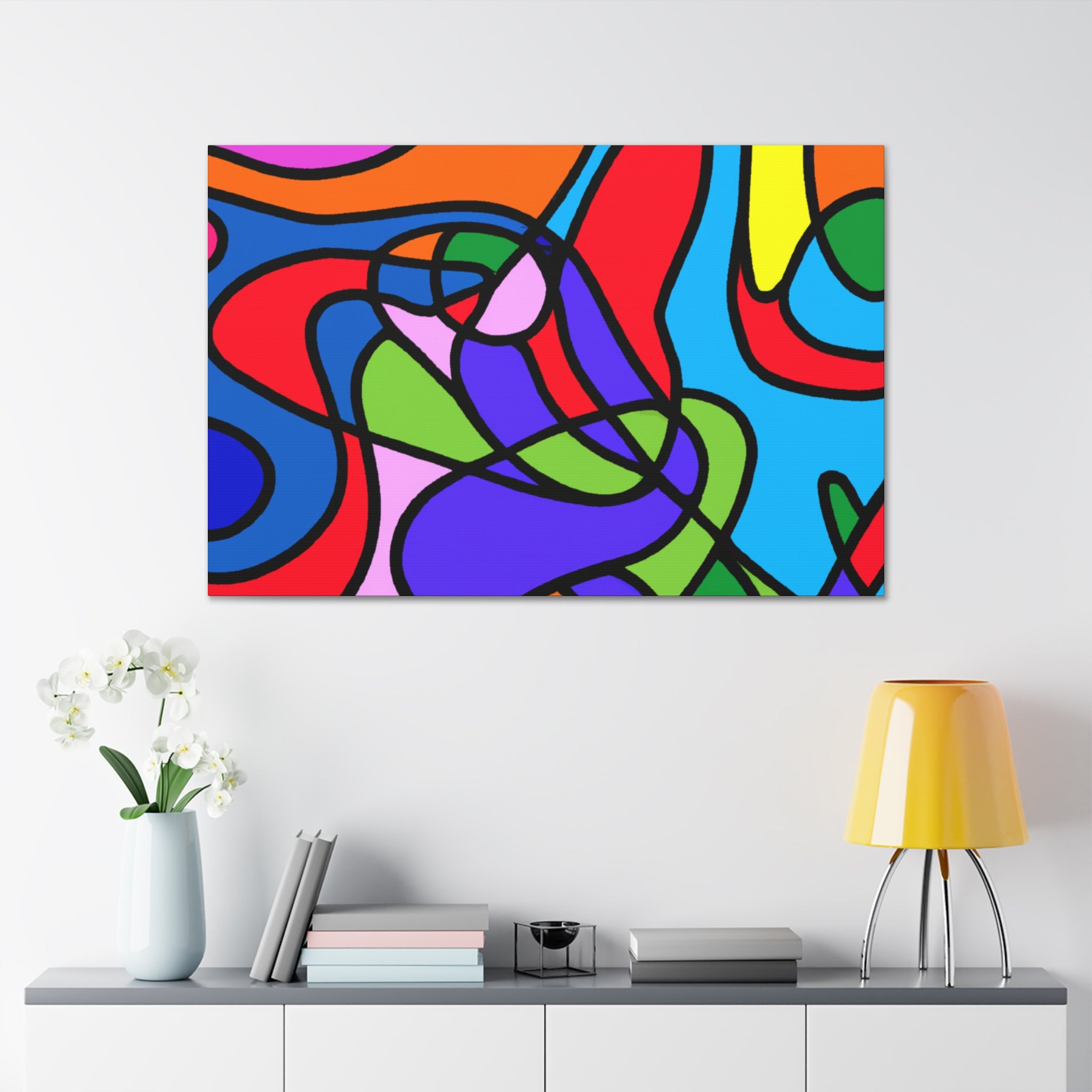 Groovy Kaleidoscope - Canvas