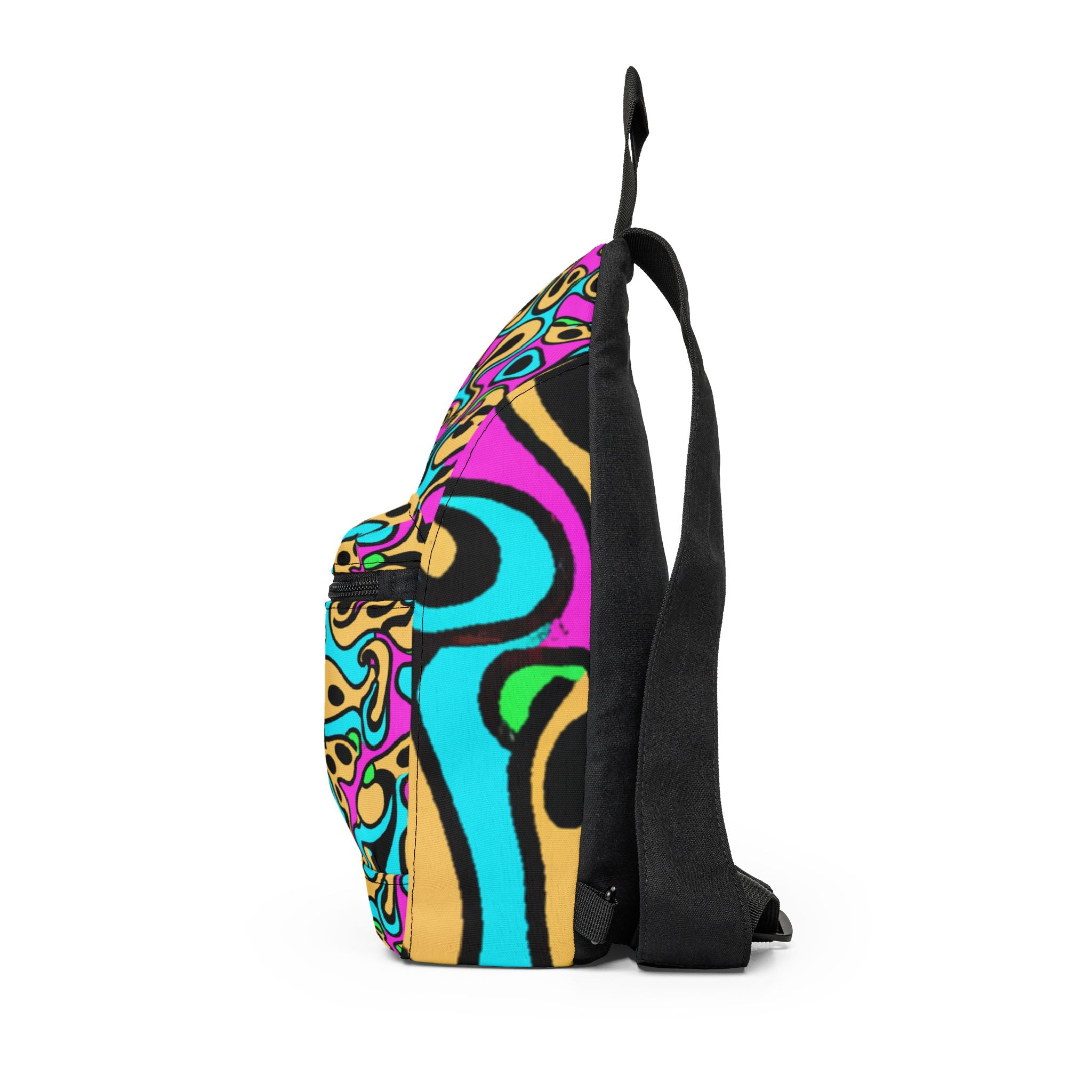 "Groovy Cosmic Threads" - Sling Bag