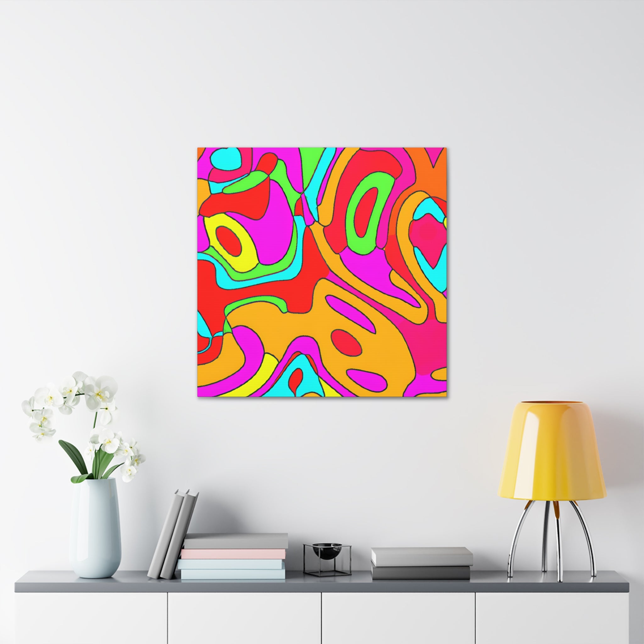 Groovy Kaleidoscope - Canvas