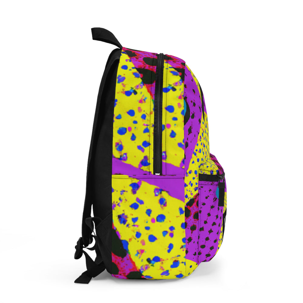 "Groovy Daisies & Cosmic Colors" - Backpack