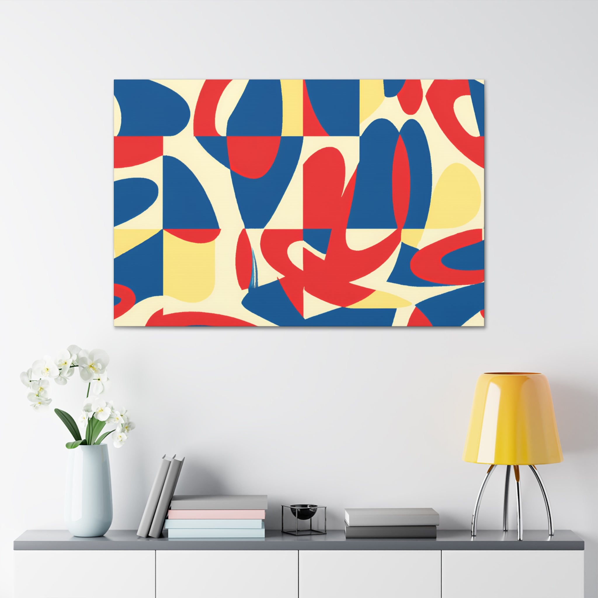 Abstract Geometric Melody Canvas Art Print - Canvas