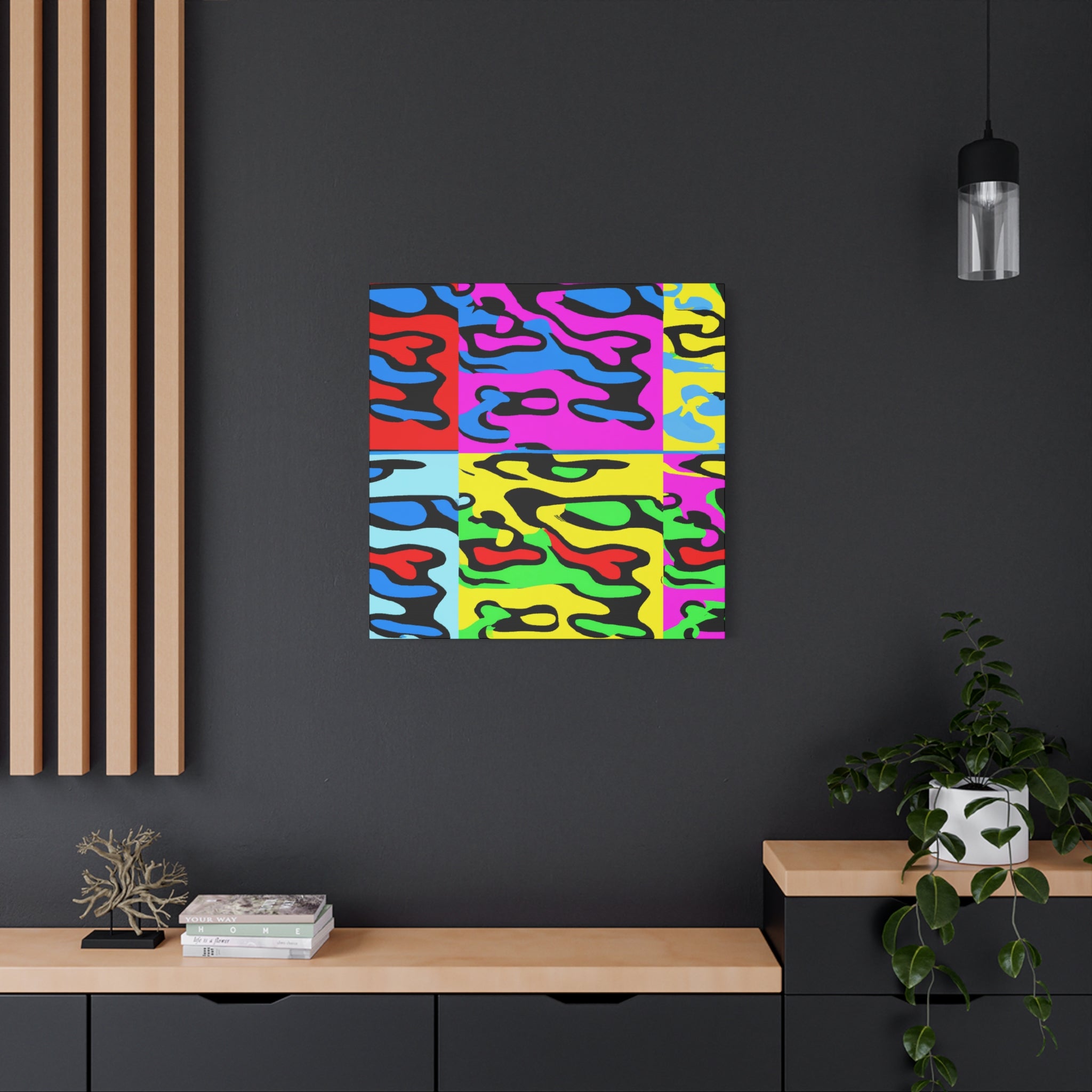 Groovy Kaleidoscope - Canvas