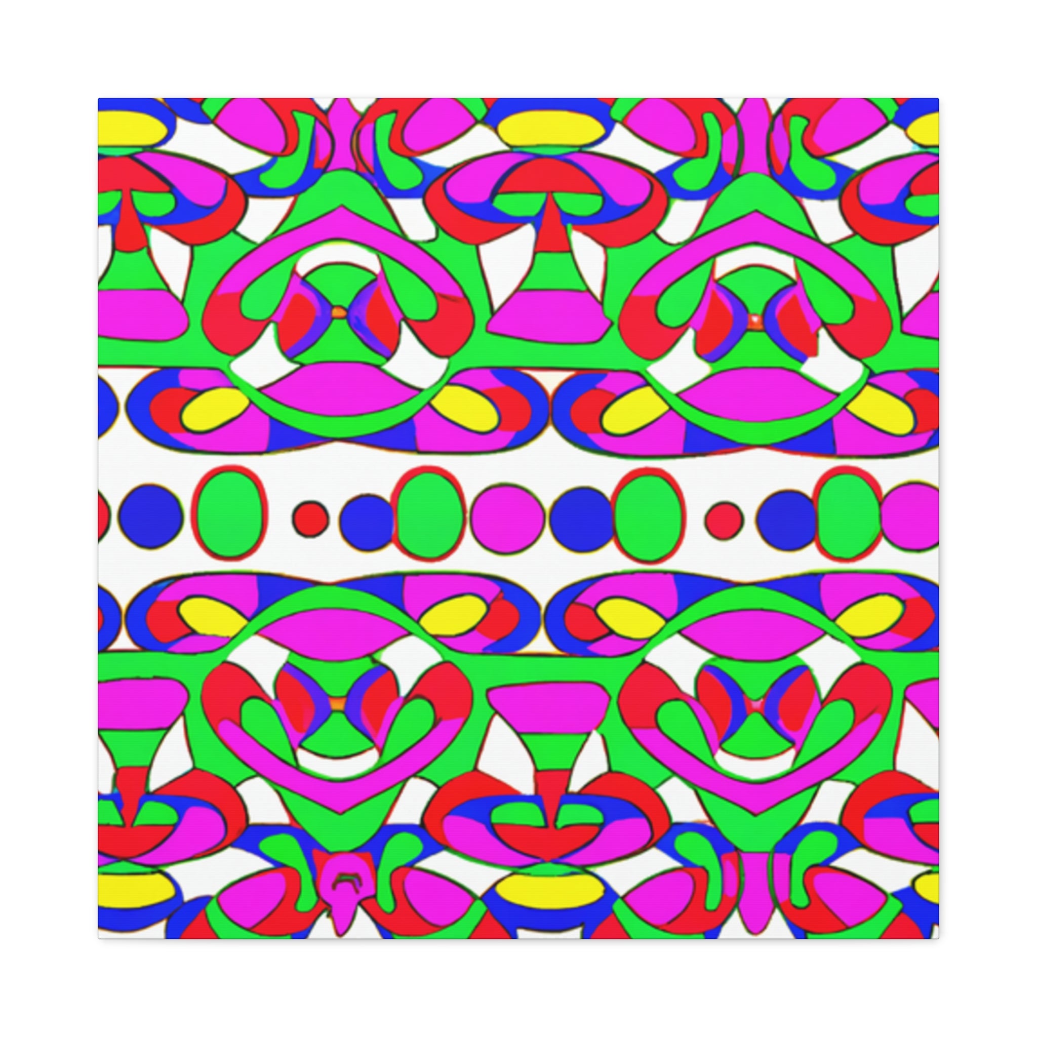 Groovy Kaleidoscope - Canvas