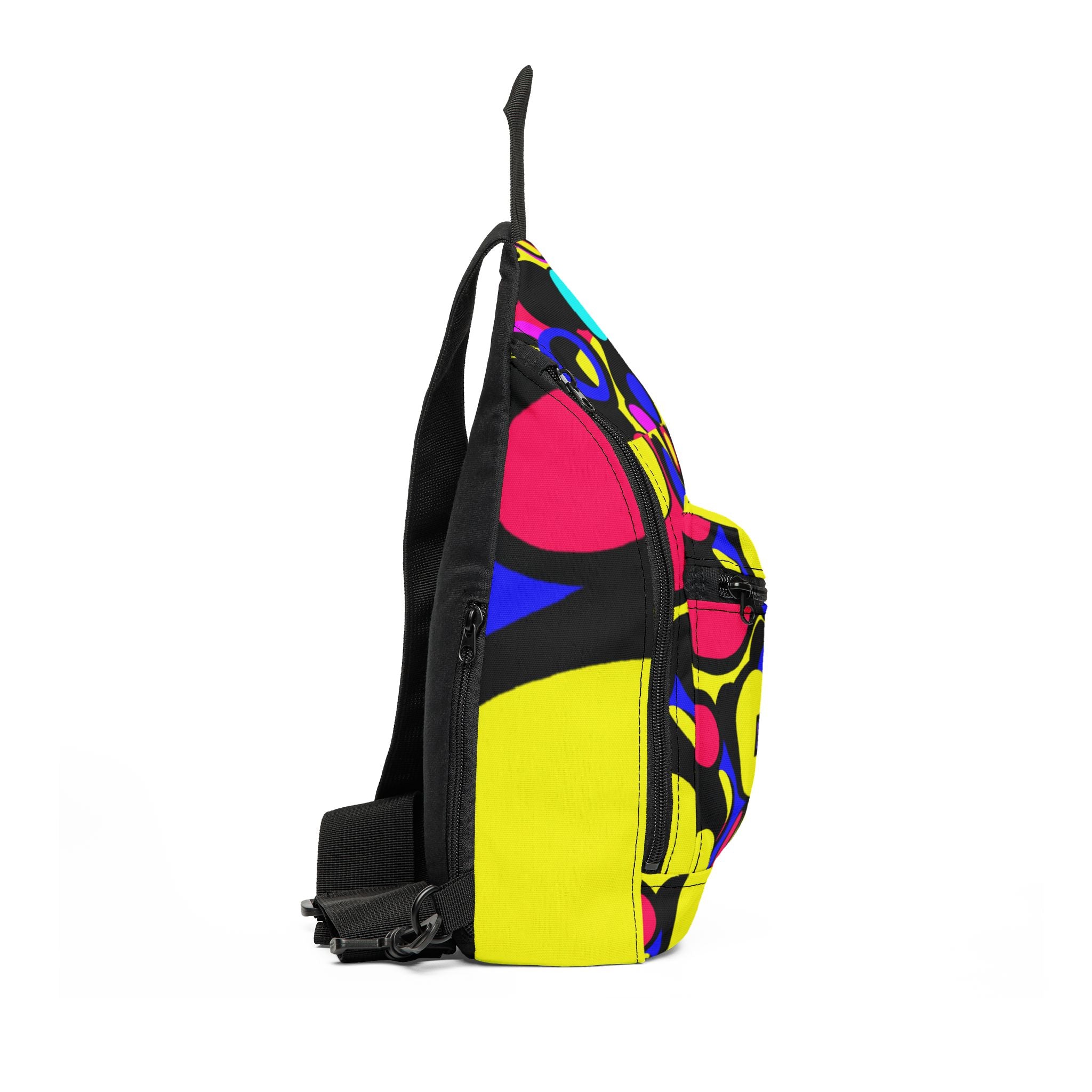 "Groovy Mirage: A Psychedelic Emporium" - Sling Bag