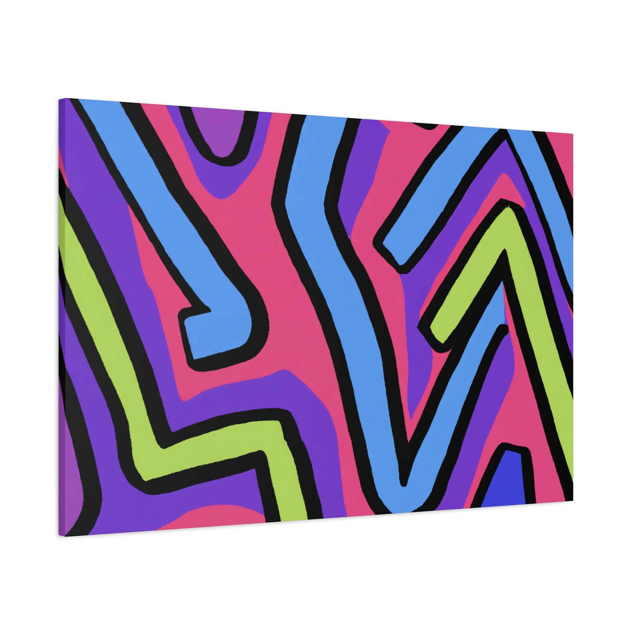 Groovy Kaleidoscope - Canvas