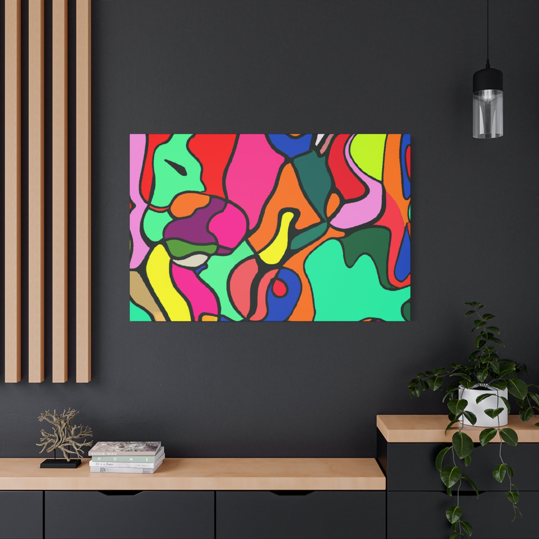 Groovy Kaleidoscope - Canvas
