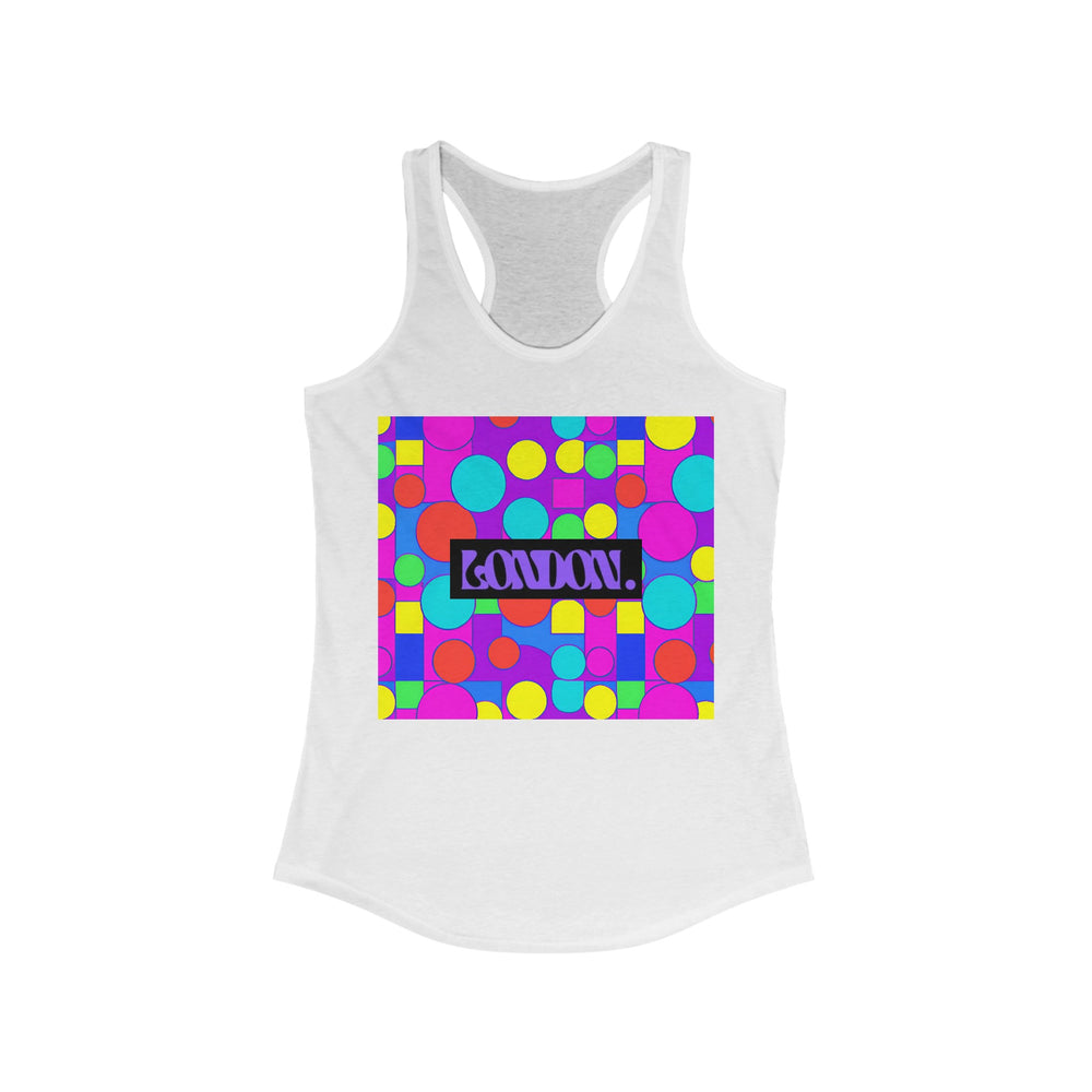 "Sundial Kaleidoscope" - Racerback Tank Top