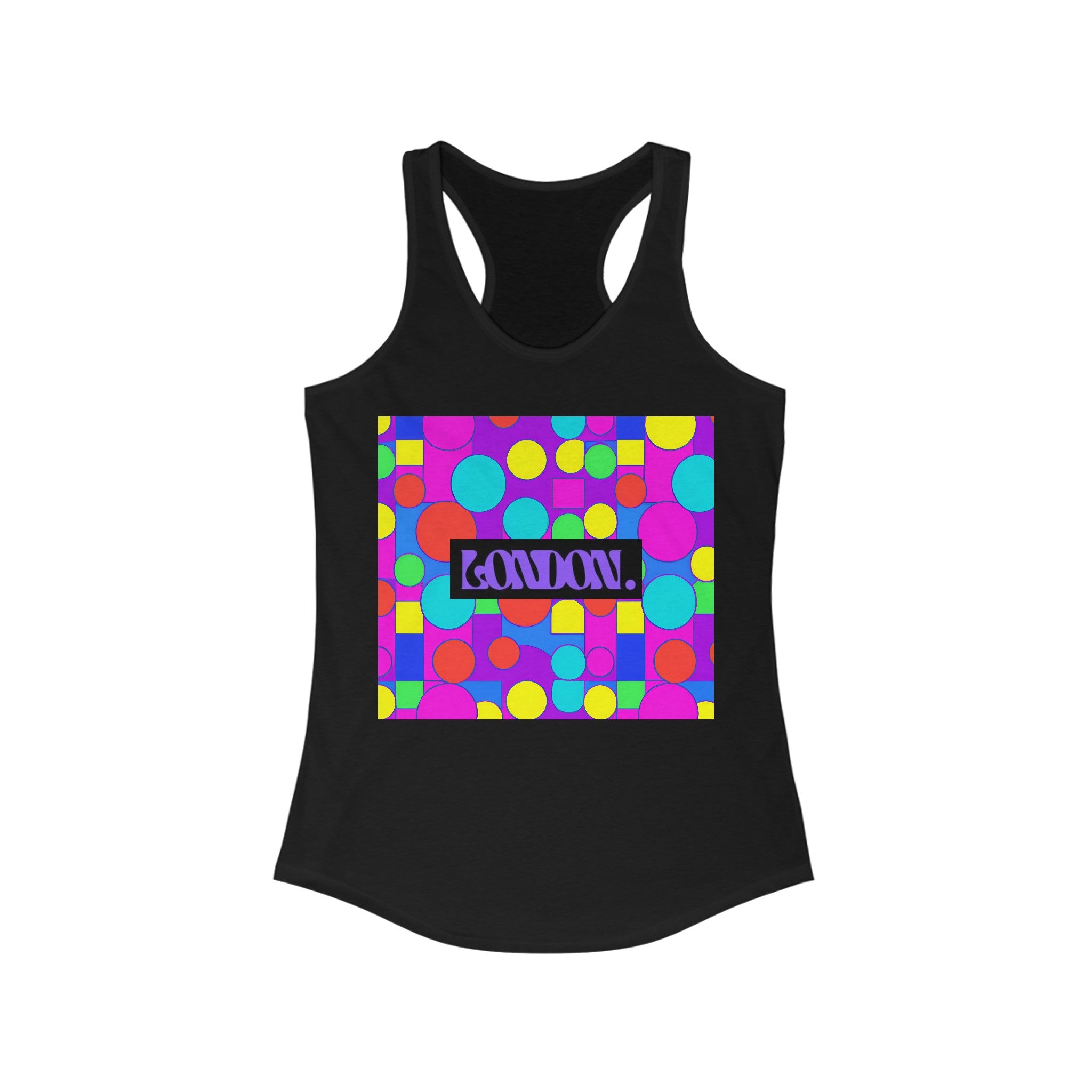 "Sundial Kaleidoscope" - Racerback Tank Top