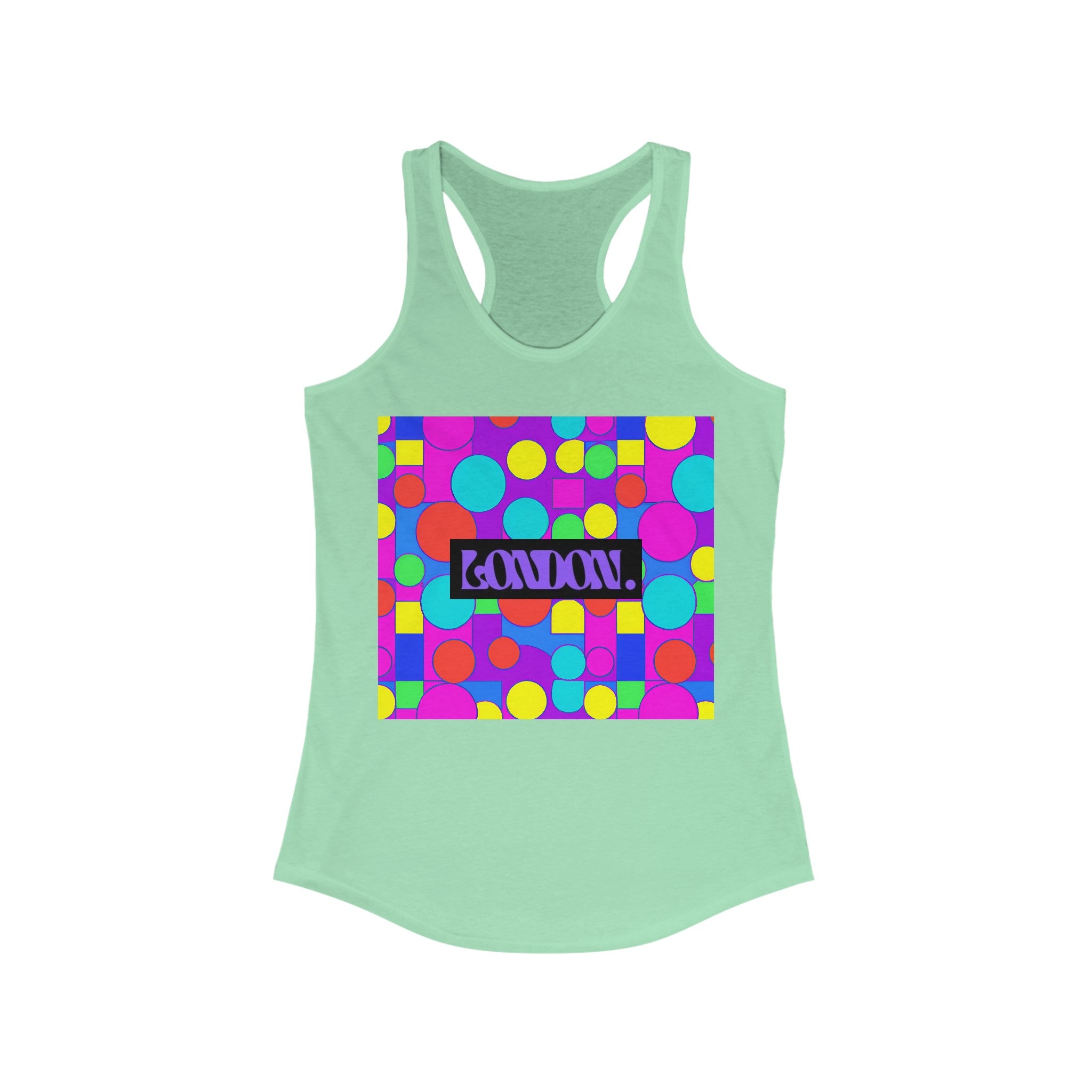 "Sundial Kaleidoscope" - Racerback Tank Top