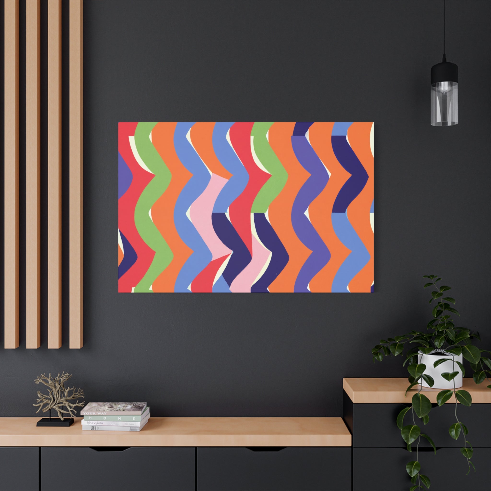 Groovy Starburst - Canvas
