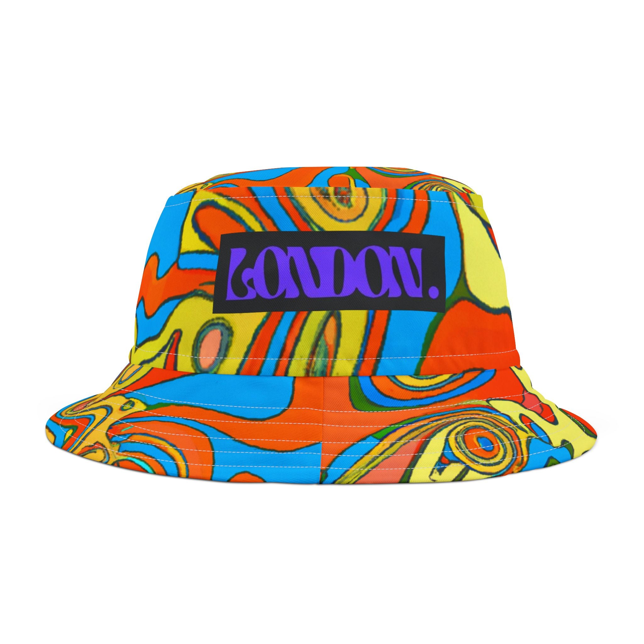"Rad Paisley Technicolor" - Bucket Hat
