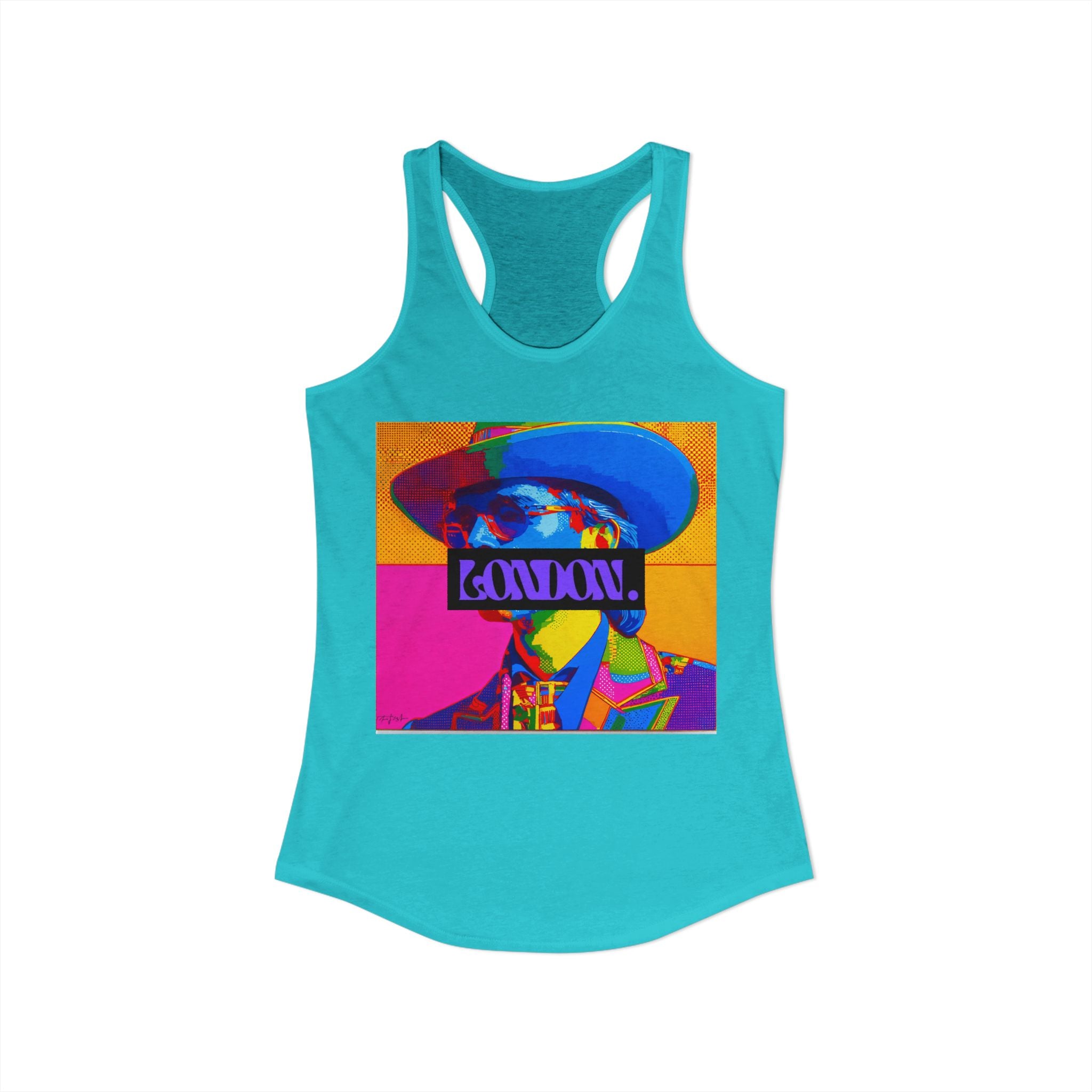 "Kaleidoscope Carousel" - Racerback Tank Top