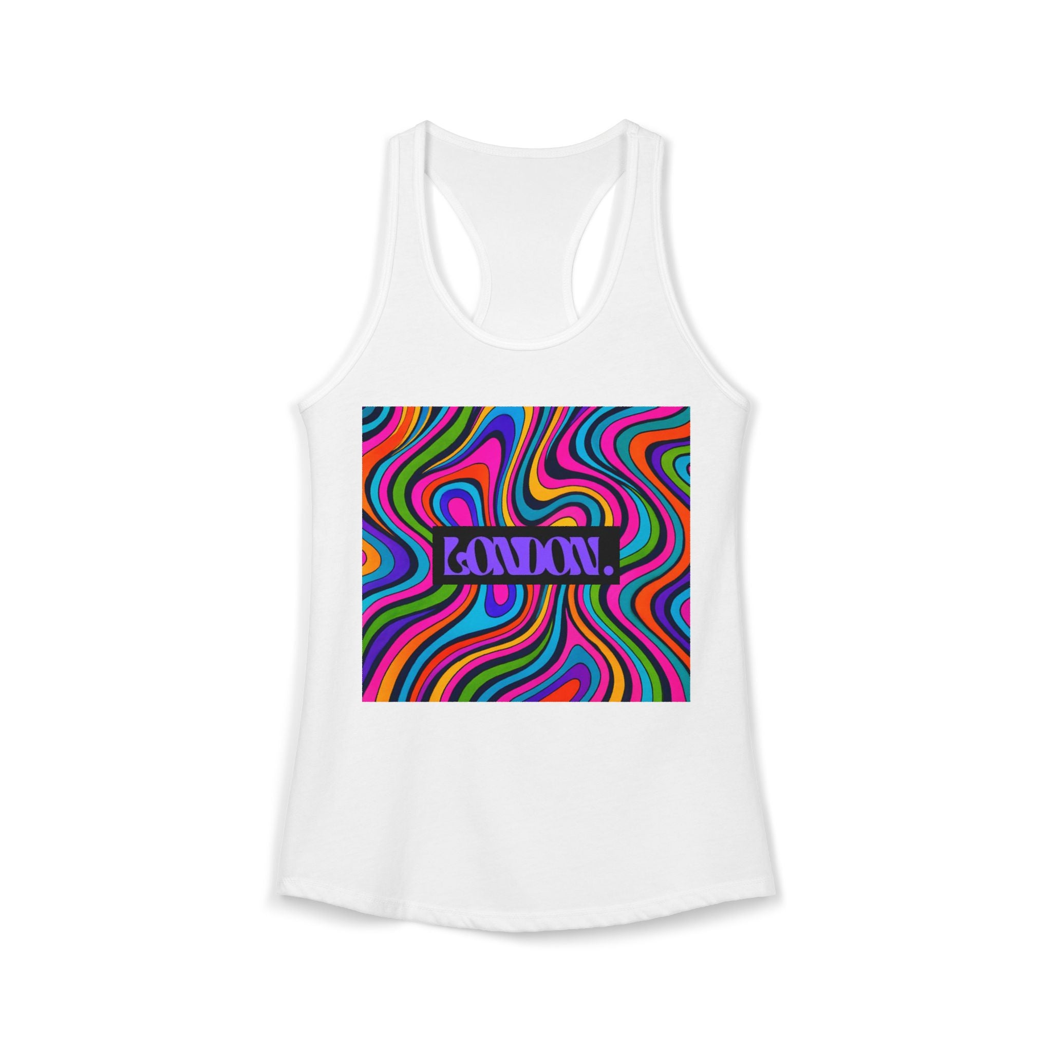 "Velvet Kaleidoscope" - Racerback Tank Top