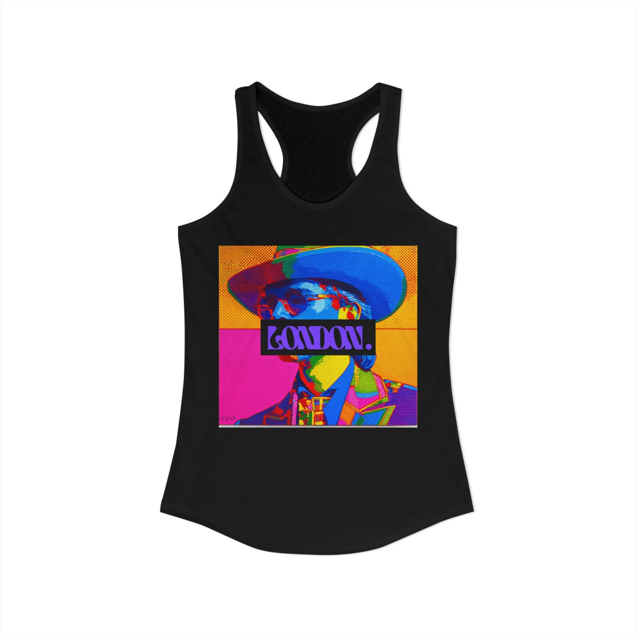 "Kaleidoscope Carousel" - Racerback Tank Top