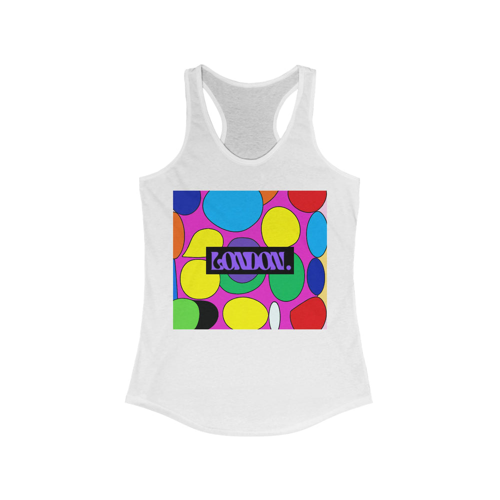 "Groovy GrooveGarden" - Racerback Tank Top