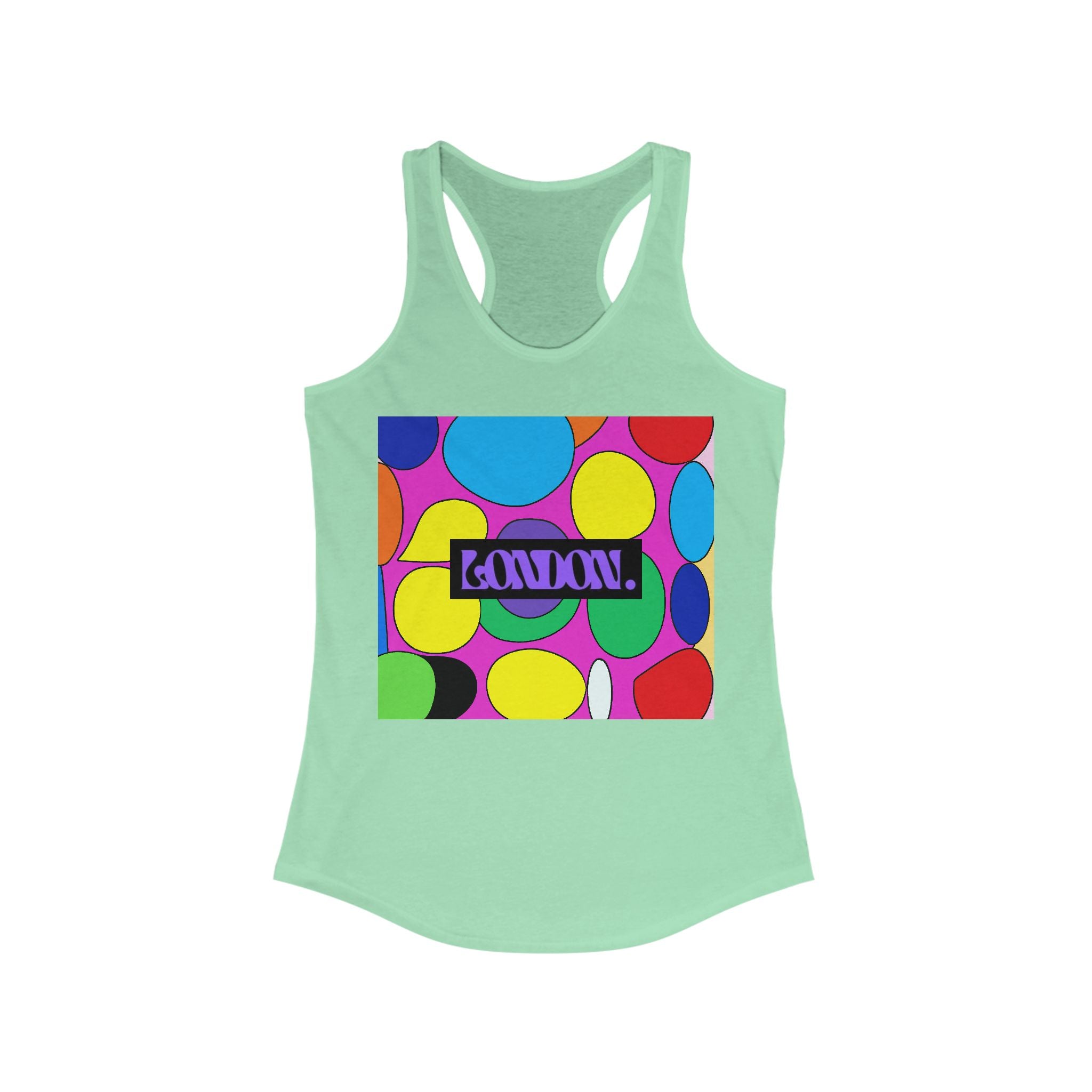 "Groovy GrooveGarden" - Racerback Tank Top