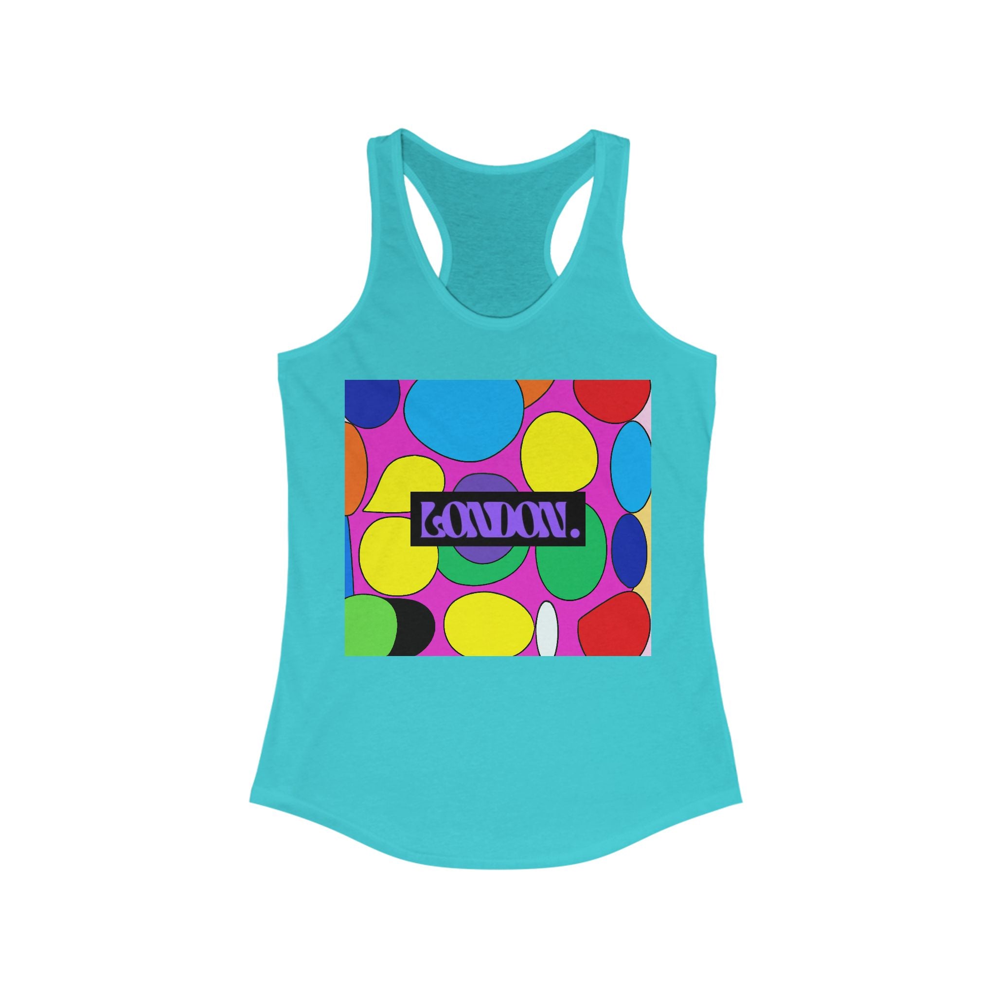 "Groovy GrooveGarden" - Racerback Tank Top