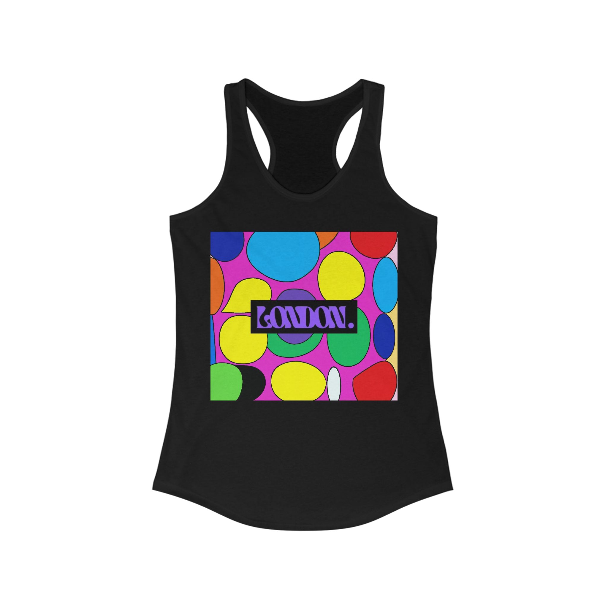 "Groovy GrooveGarden" - Racerback Tank Top