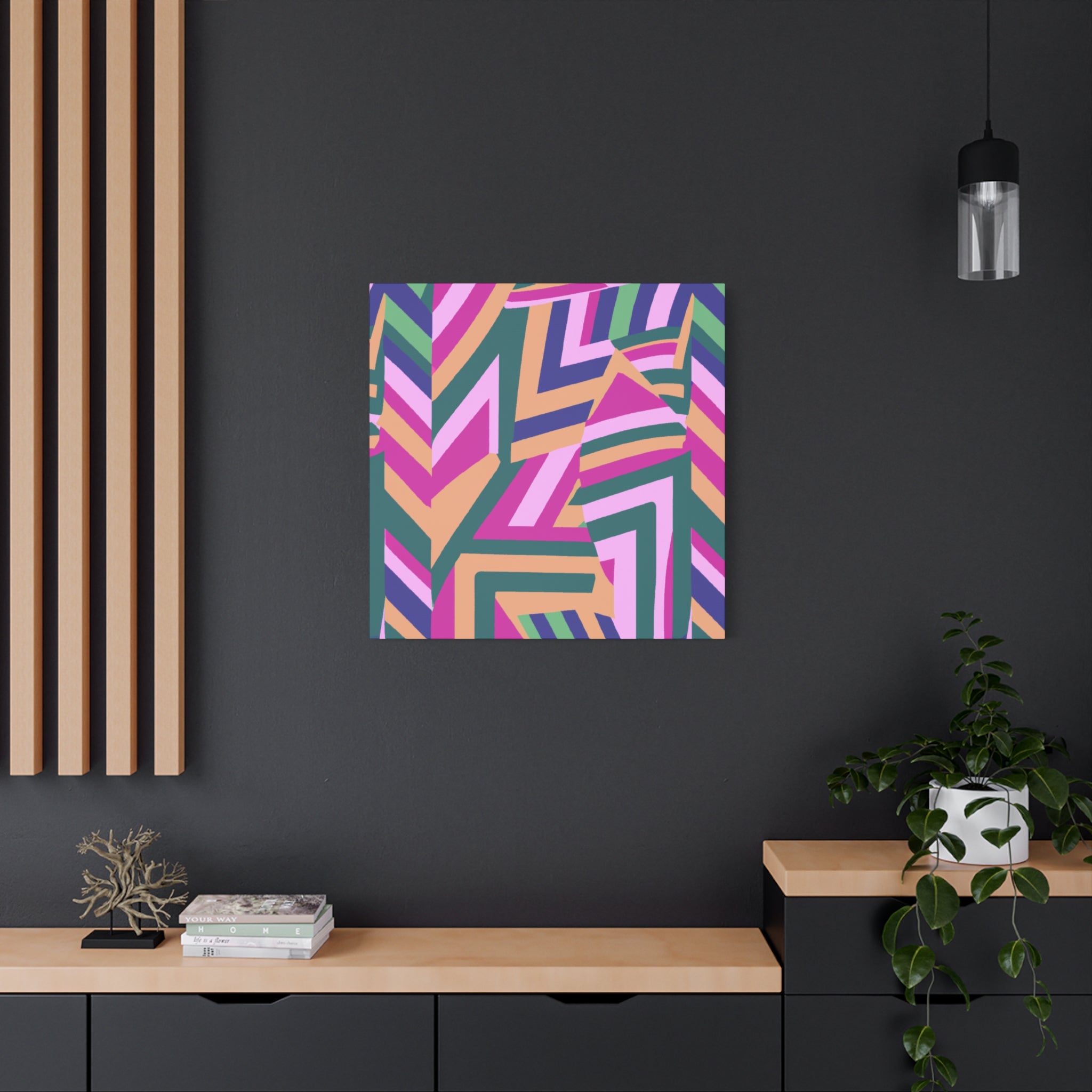 Groovy Kaleidoscope - Canvas