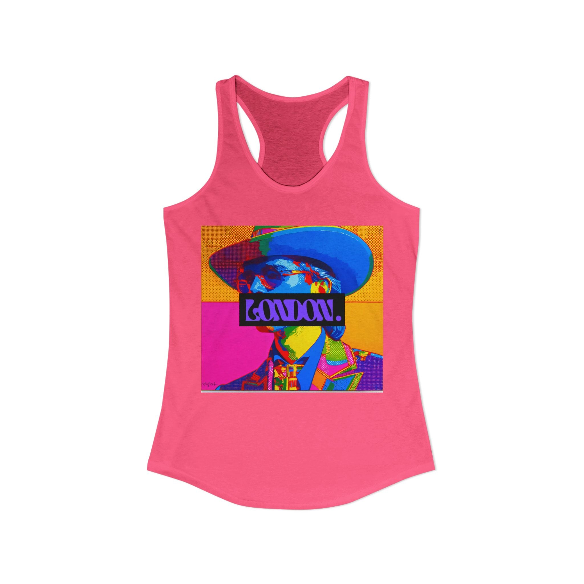 "Kaleidoscope Carousel" - Racerback Tank Top