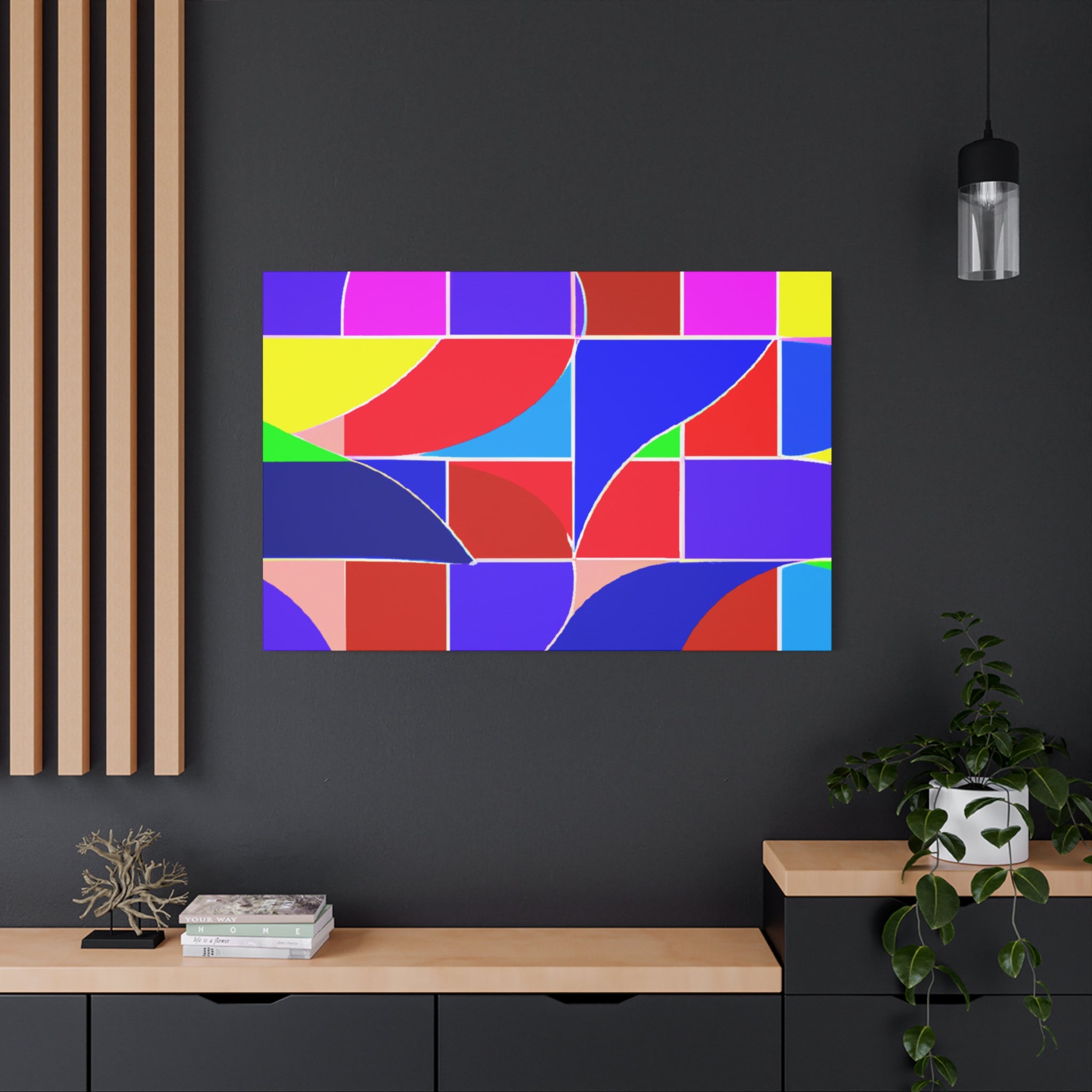 Groovy Kaleidoscope - Canvas
