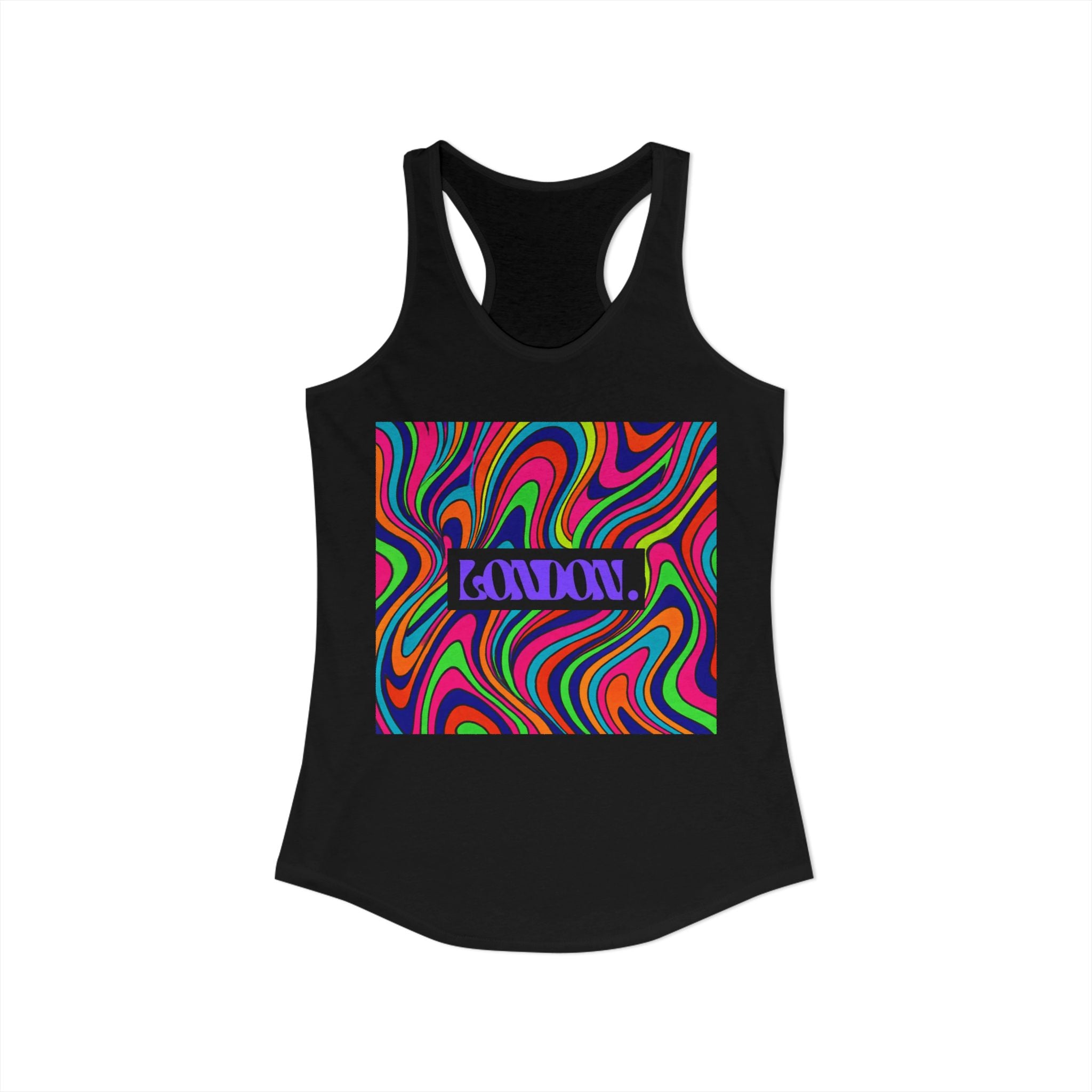 "Kaleidoscope Groove" - Racerback Tank Top