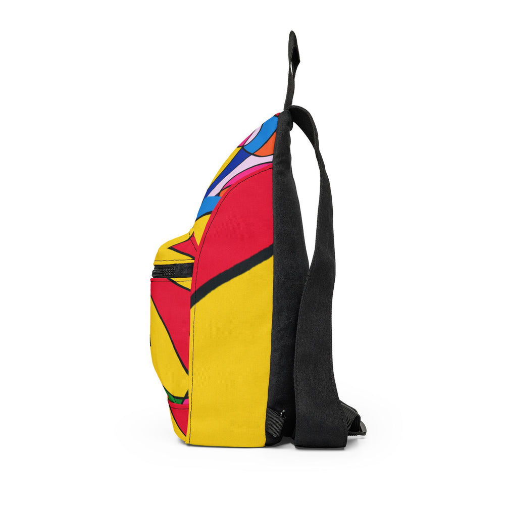 "Groovy Delights by Velvet Spectrum" - Sling Bag
