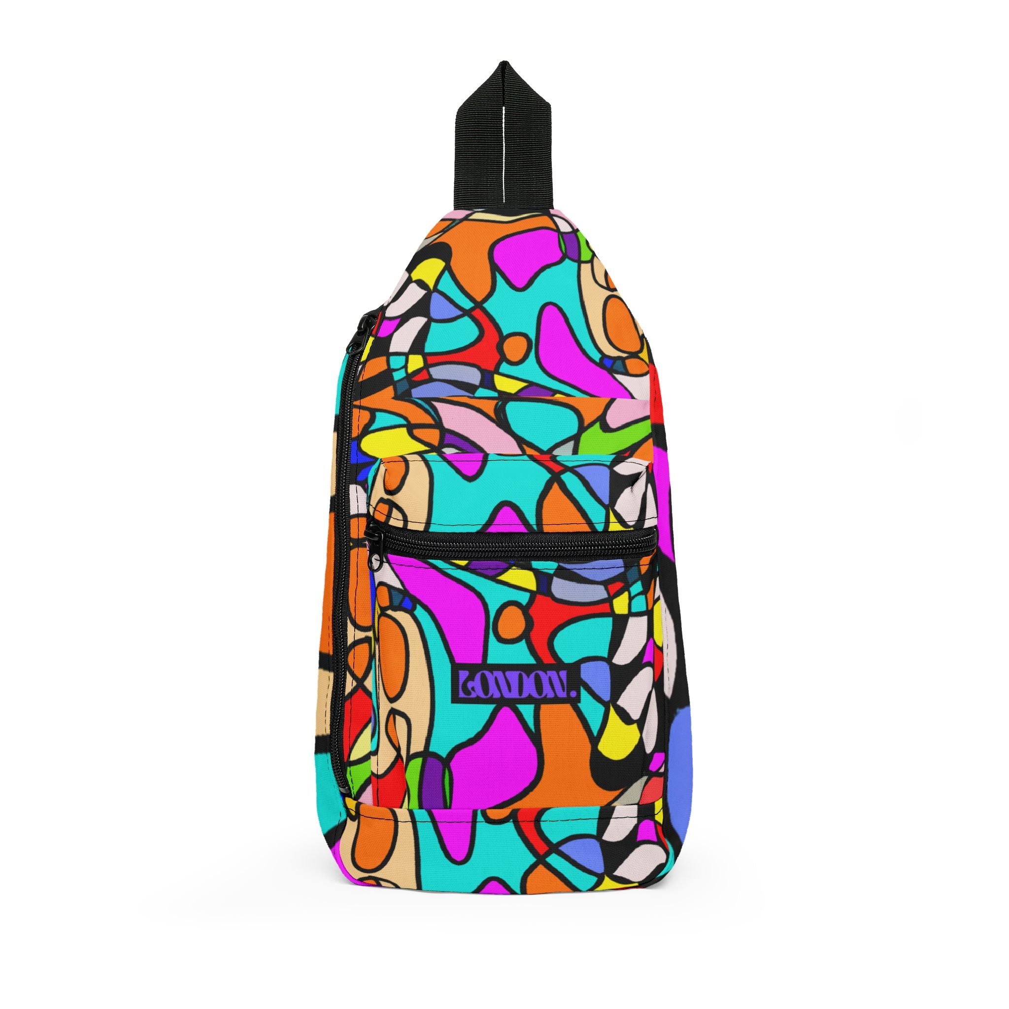 "Groovy Marigold Revival" - Sling Bag