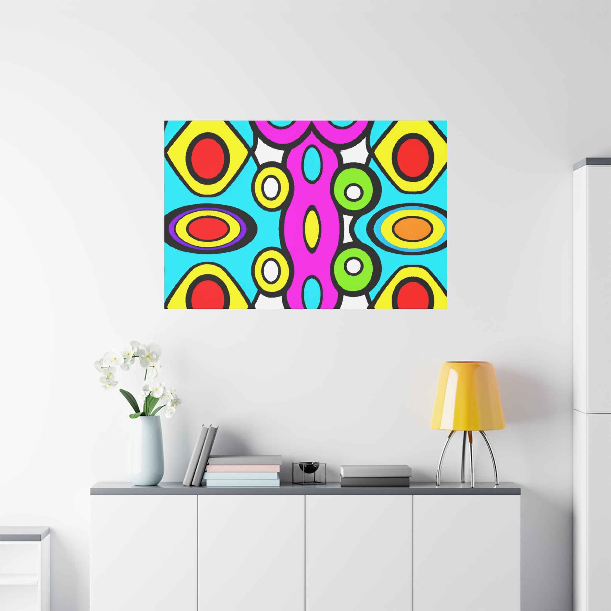 Groovy Kaleidoscope - Canvas