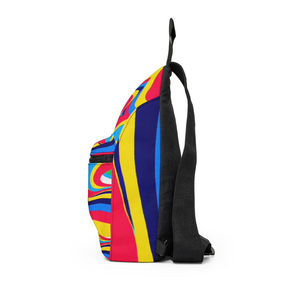 "Violet Stardust Groove" - Sling Bag