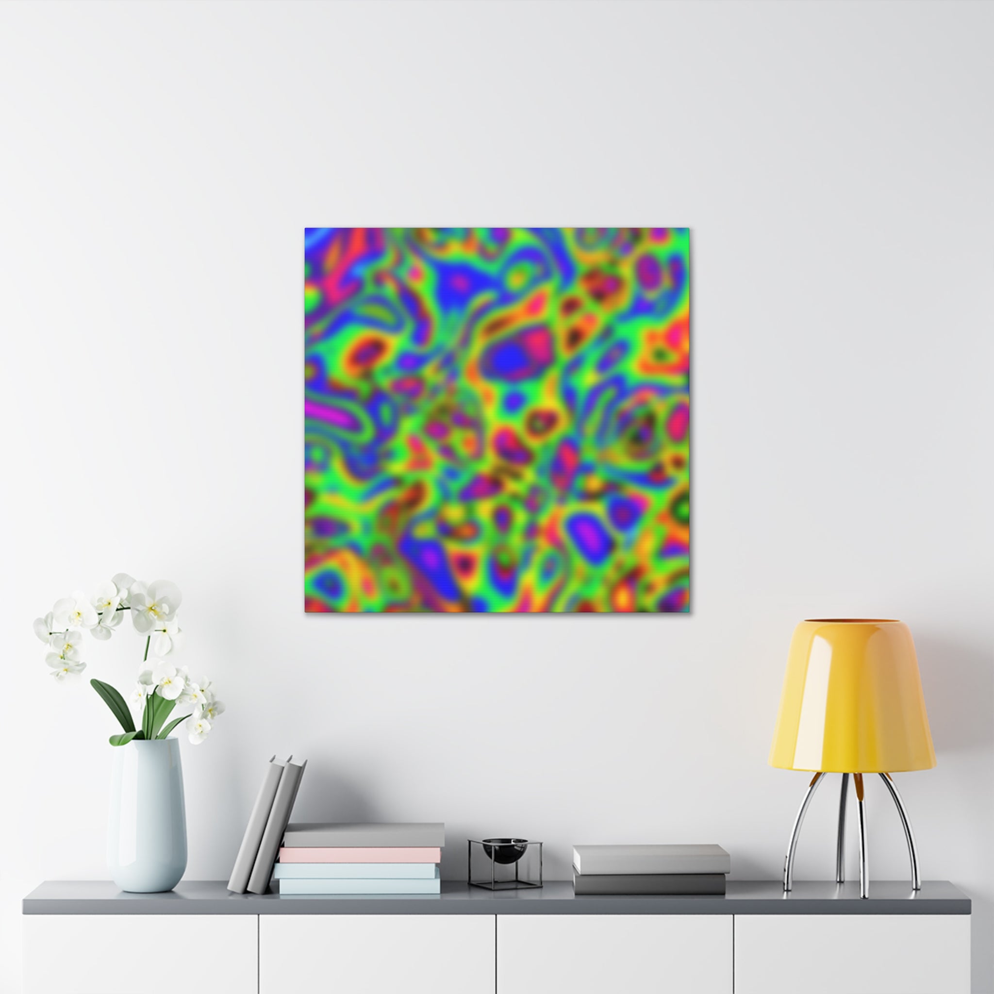 Psychedelic Dreamscape Abstract Art Canvas - Canvas