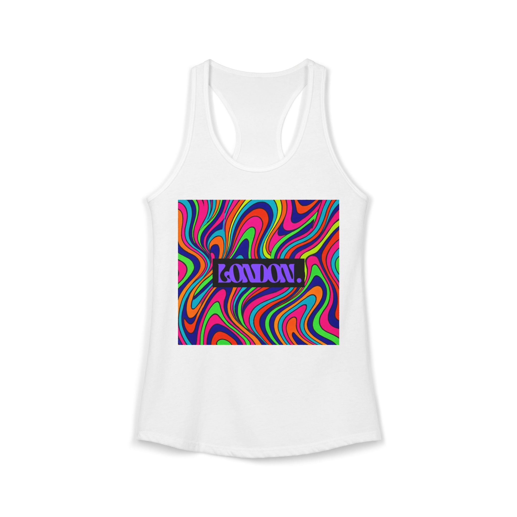 "Kaleidoscope Groove" - Racerback Tank Top