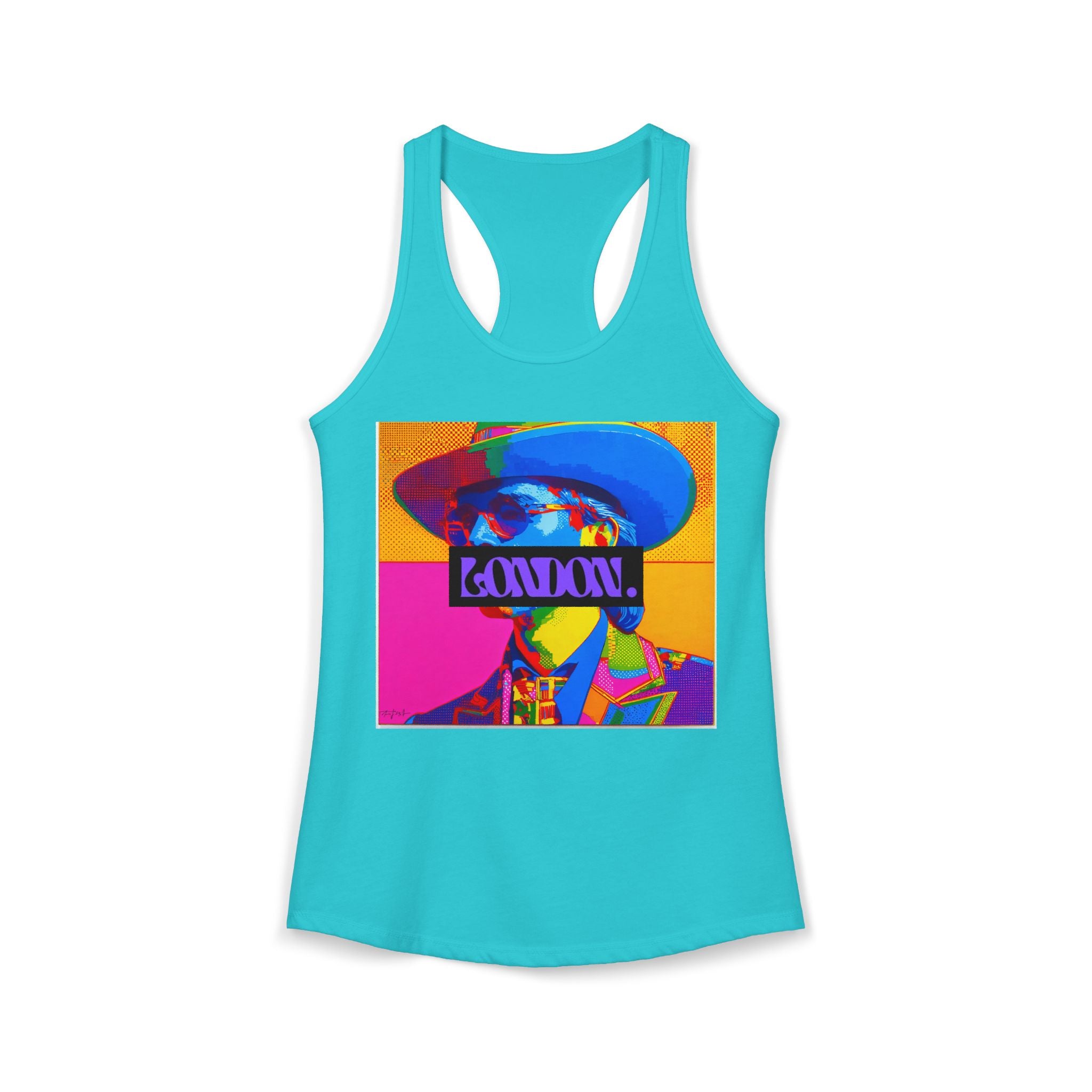 "Kaleidoscope Carousel" - Racerback Tank Top