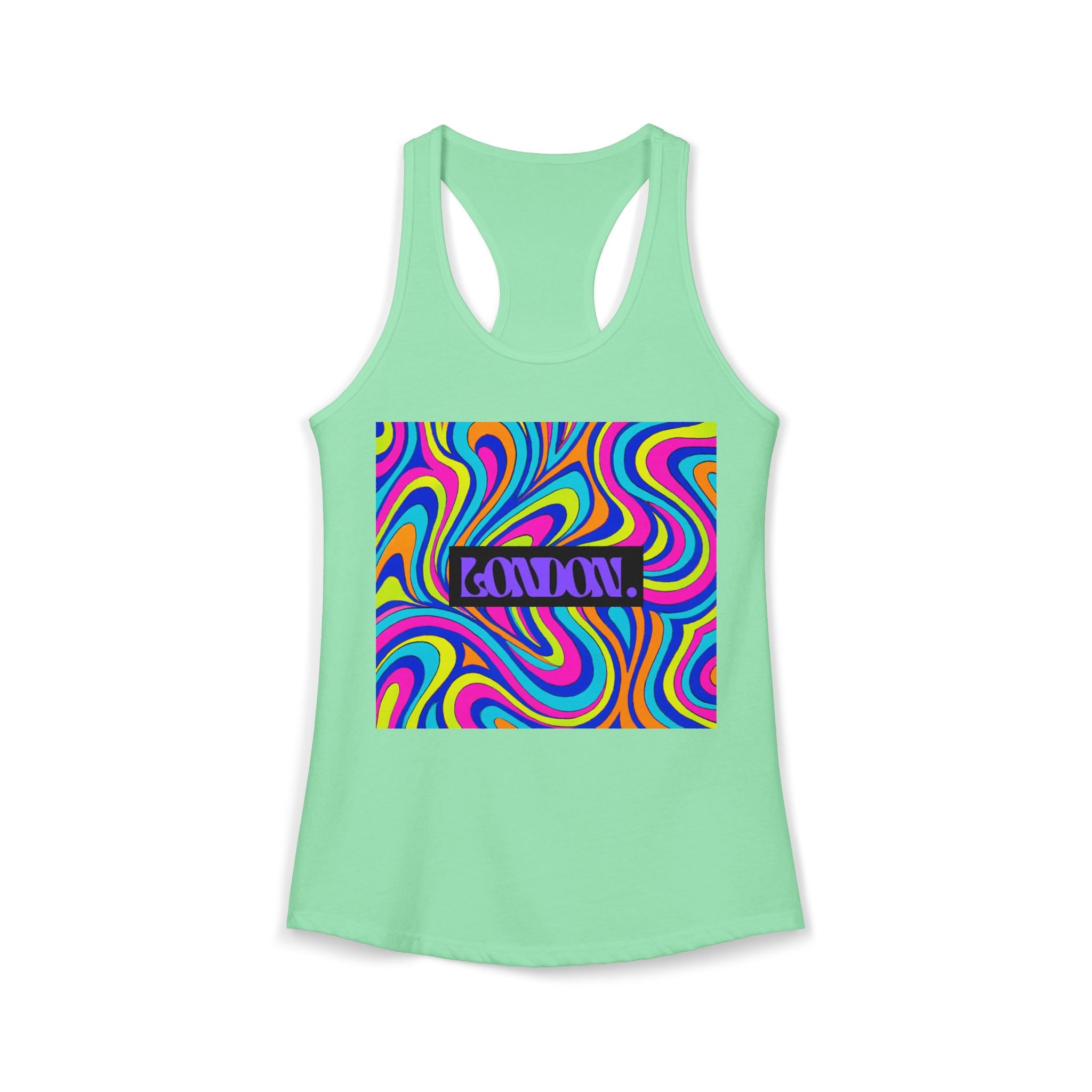 "Jasper Kaledioscope" - Racerback Tank Top