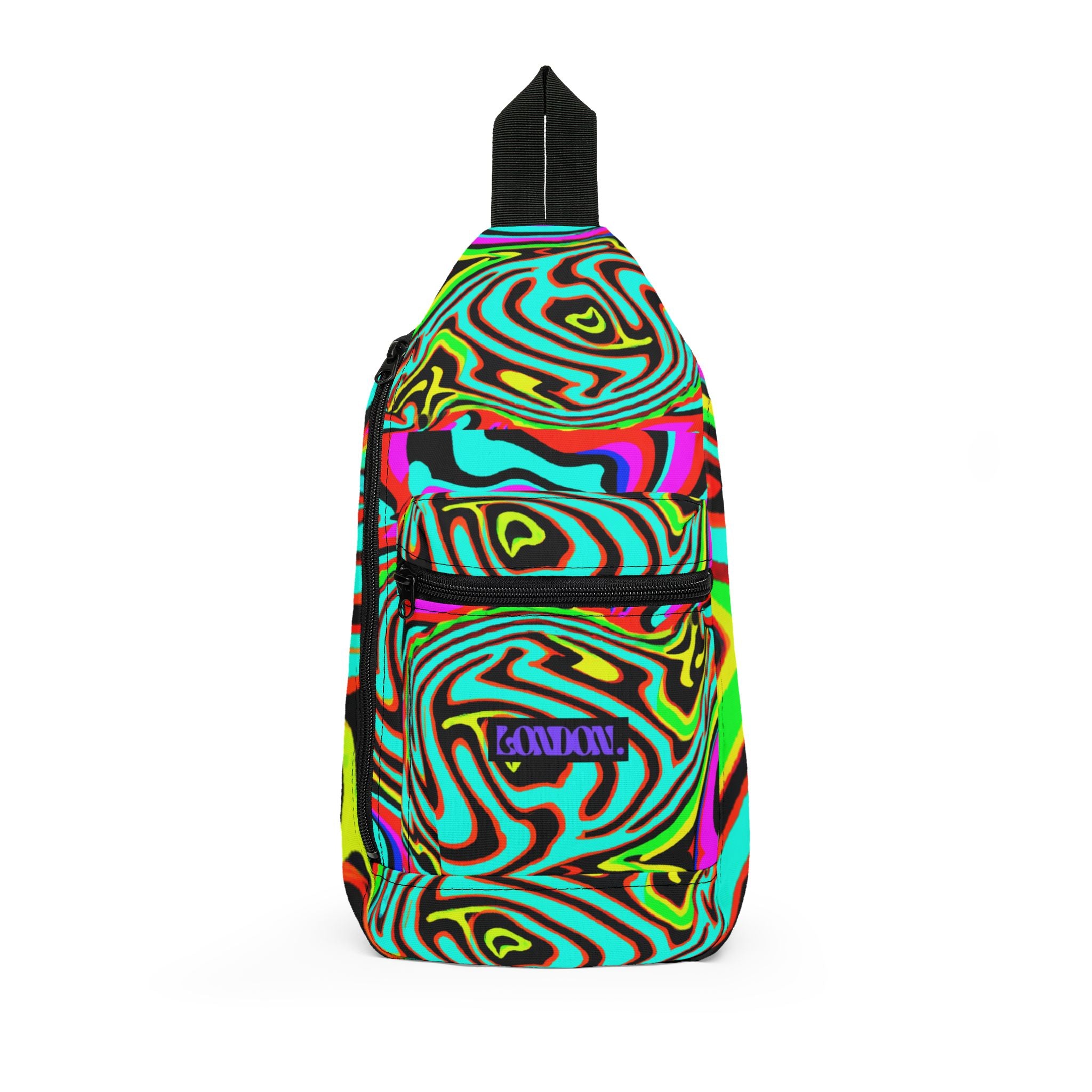 "Velvet Spectrum Groove" - Sling Bag