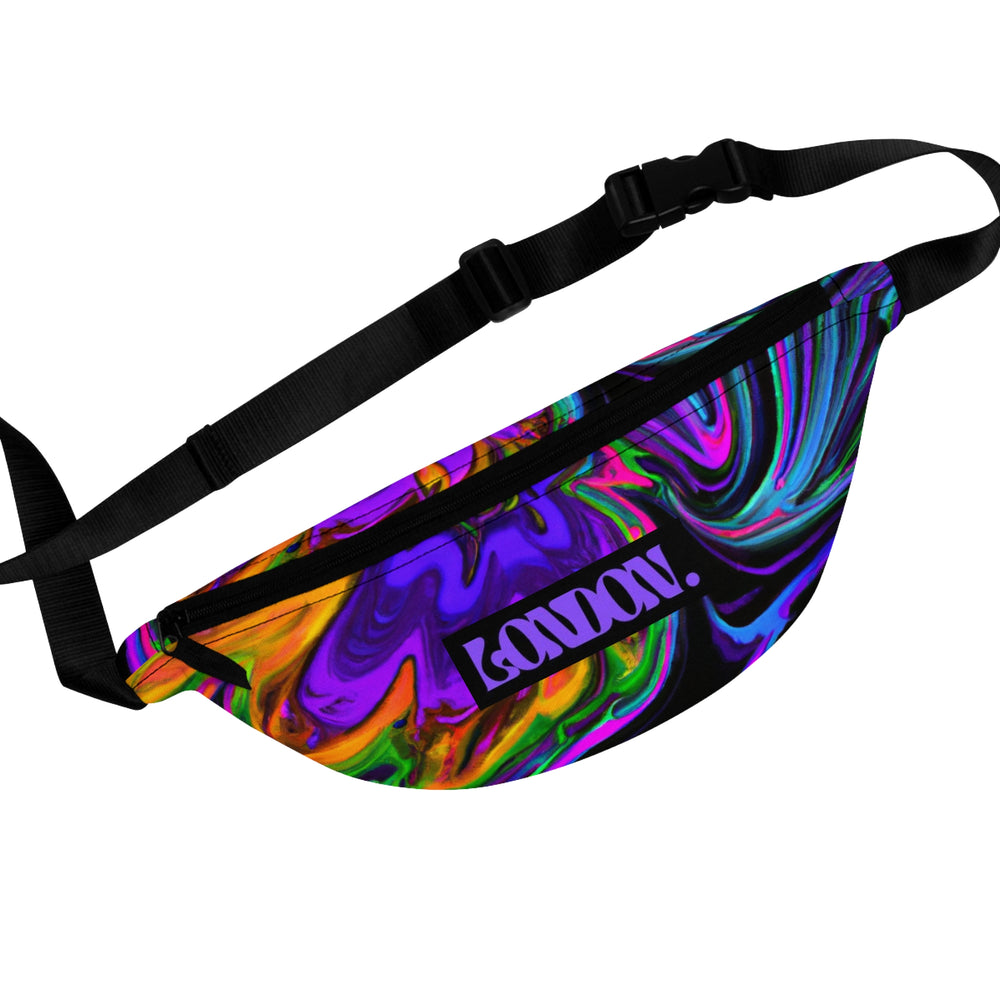 "Groovy Spectrum: Kaleidoscopic Fashions" - Fanny Pack