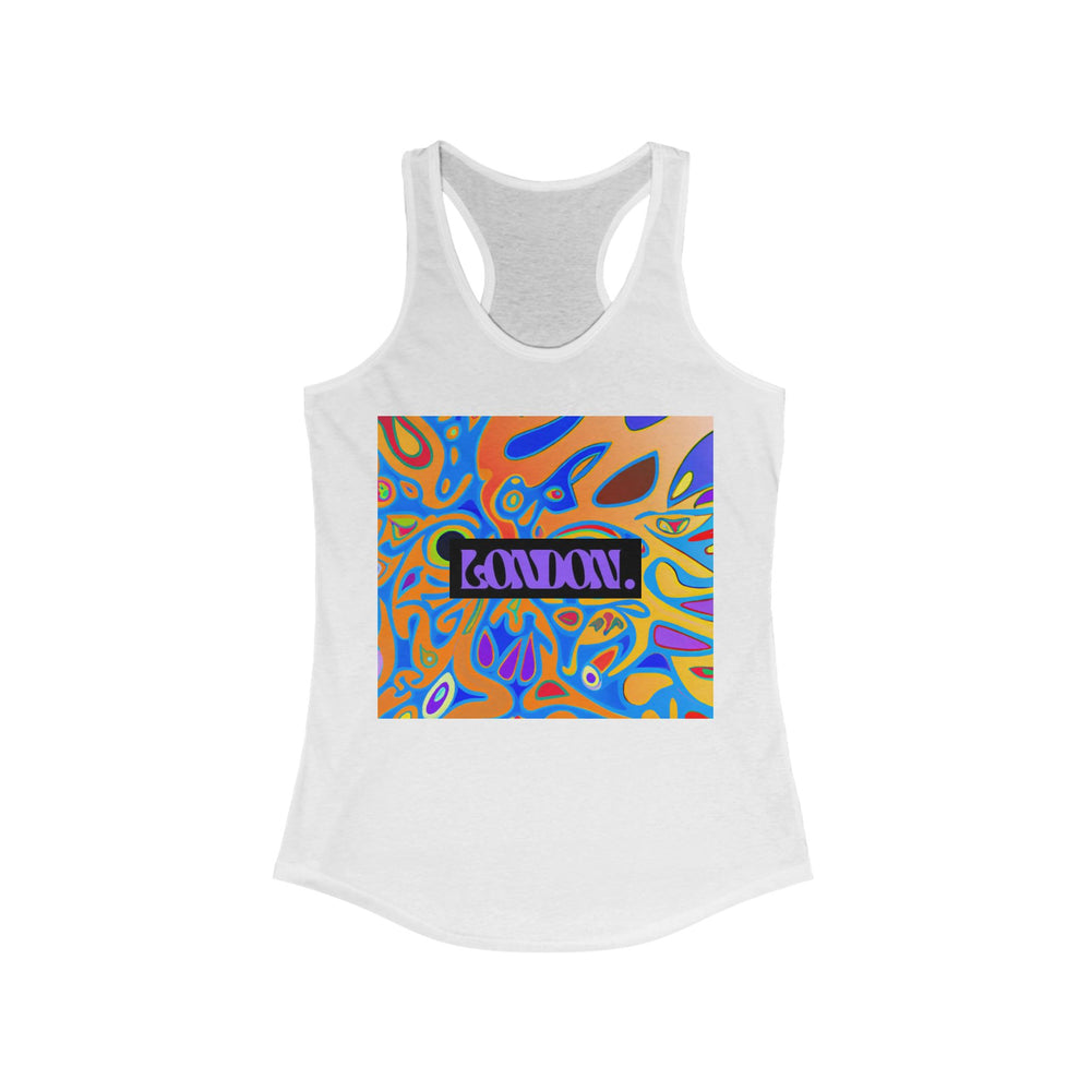"Groovy Graphix" - Racerback Tank Top
