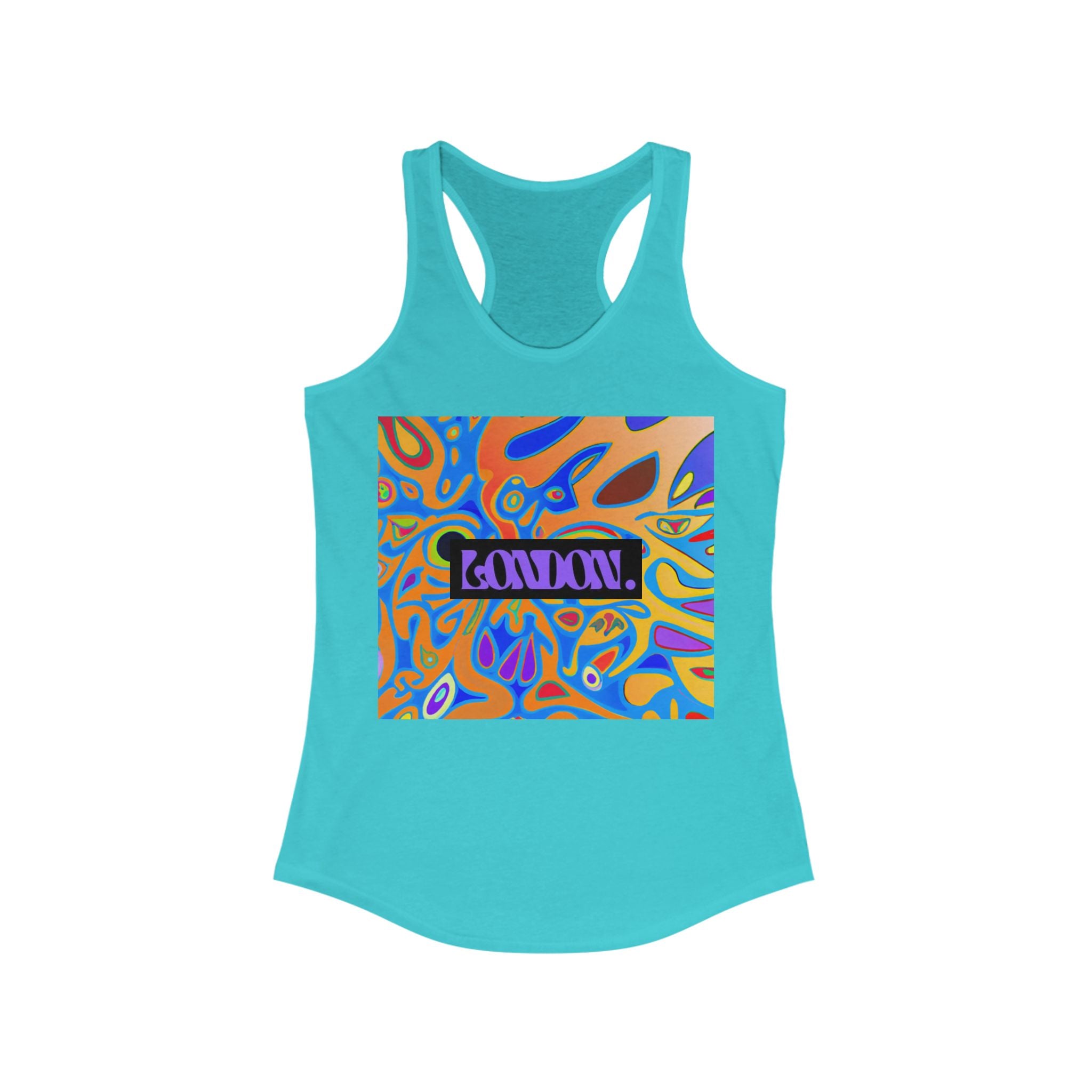 "Groovy Graphix" - Racerback Tank Top
