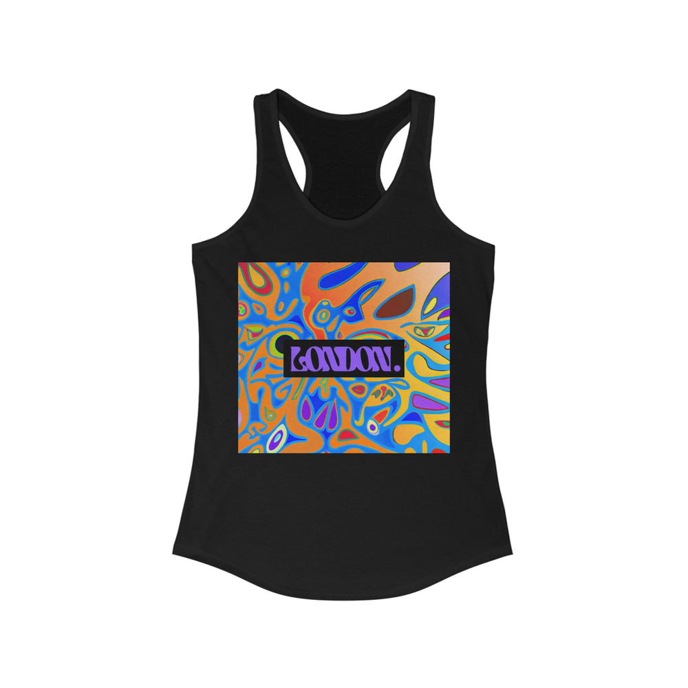 "Groovy Graphix" - Racerback Tank Top
