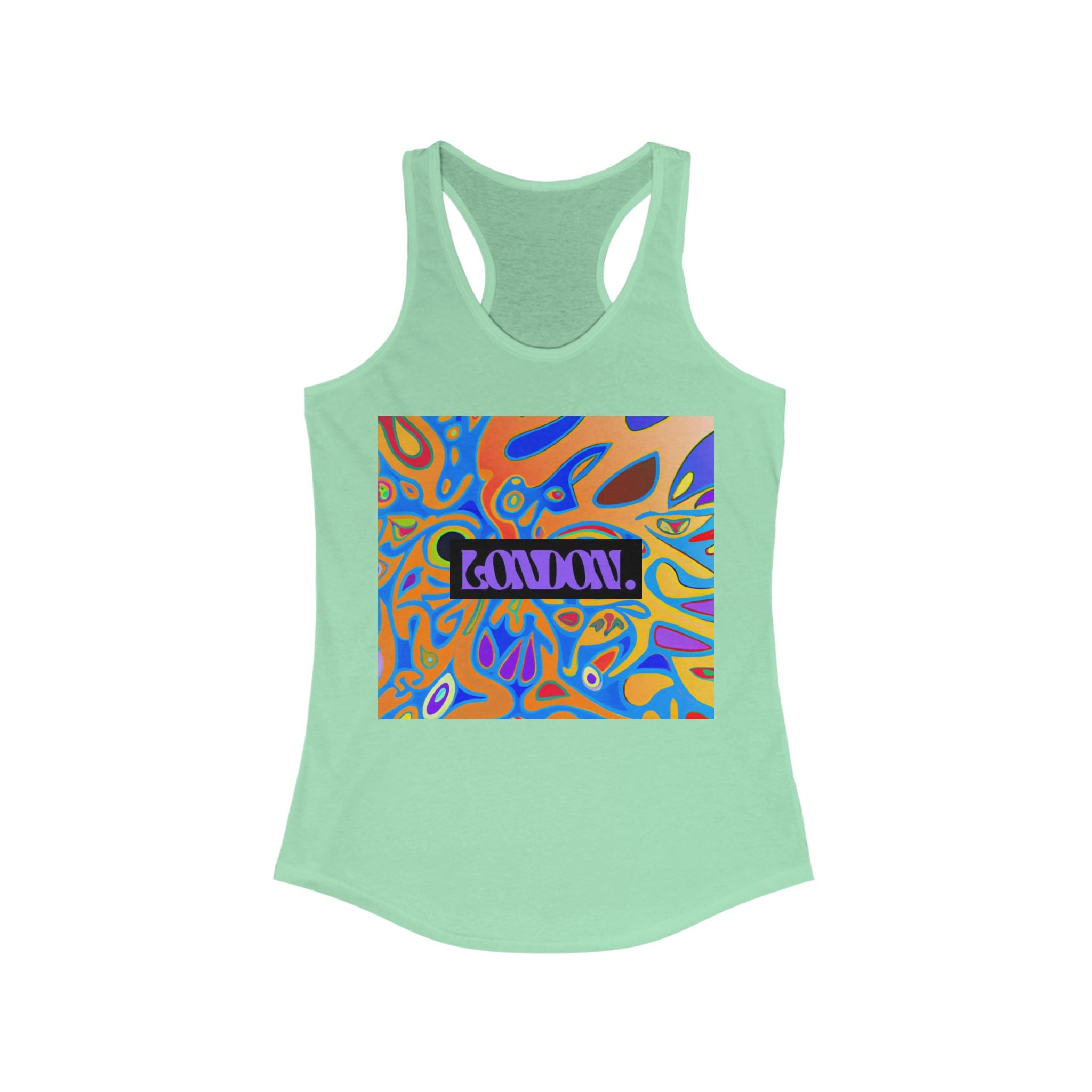"Groovy Graphix" - Racerback Tank Top
