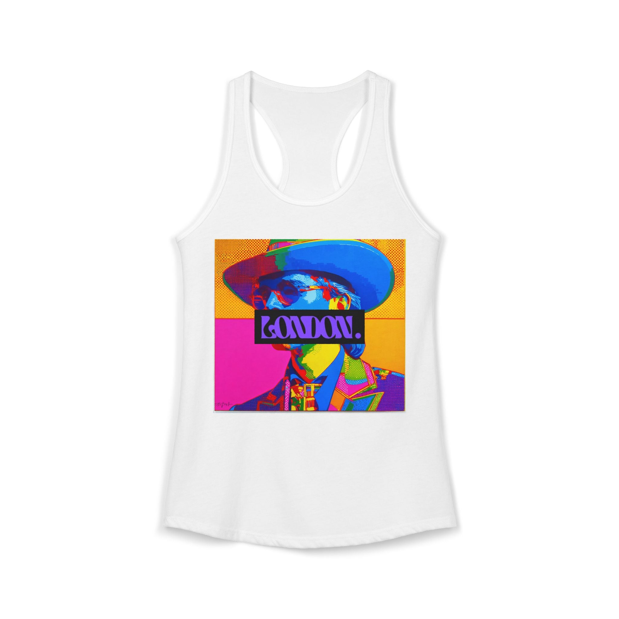 "Kaleidoscope Carousel" - Racerback Tank Top