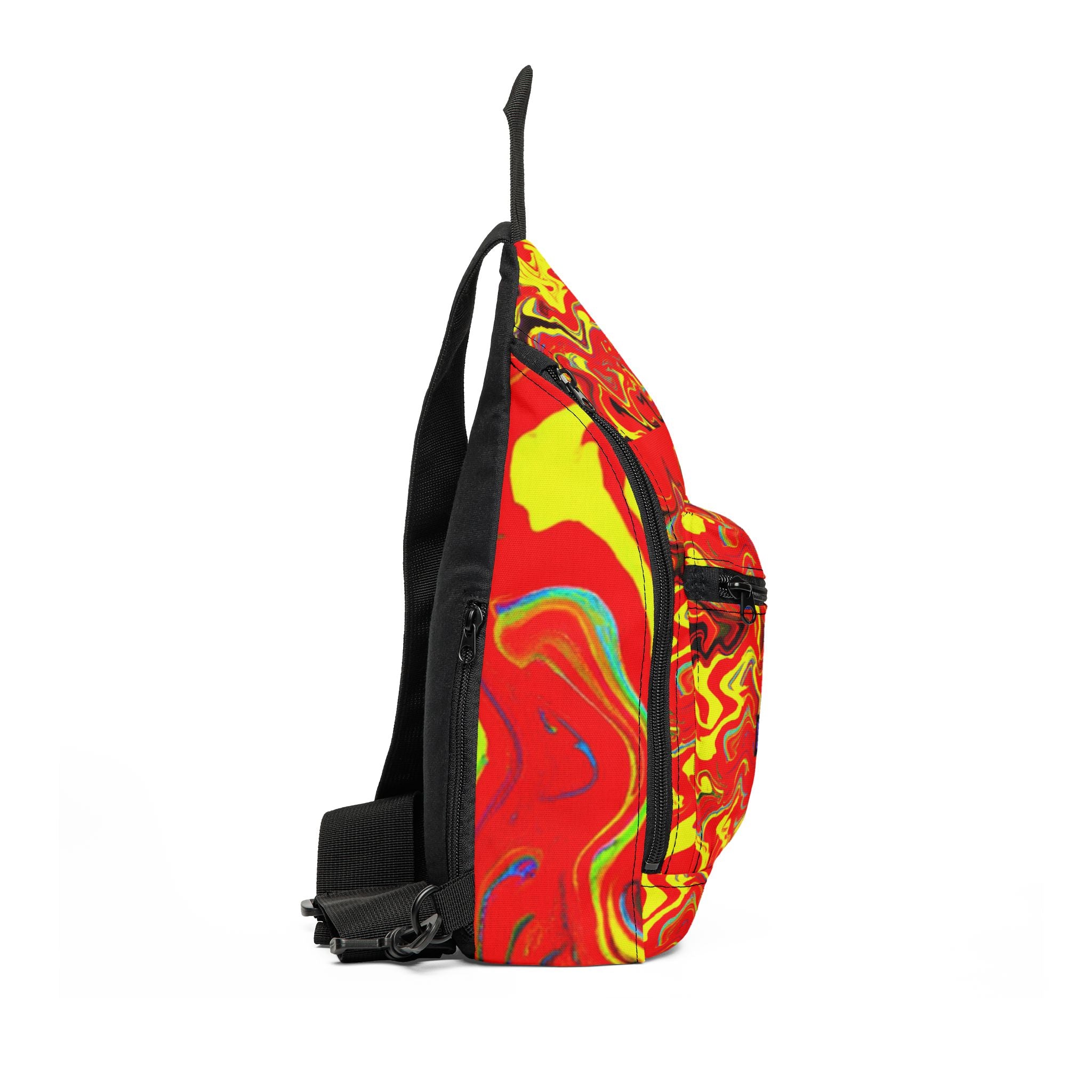 "Velvet Vortex Expressions" - Sling Bag