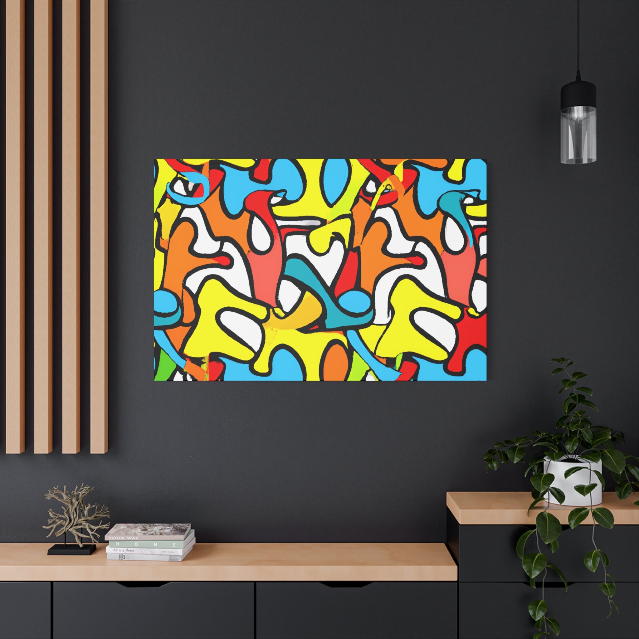 Groovy Wavelength - Canvas