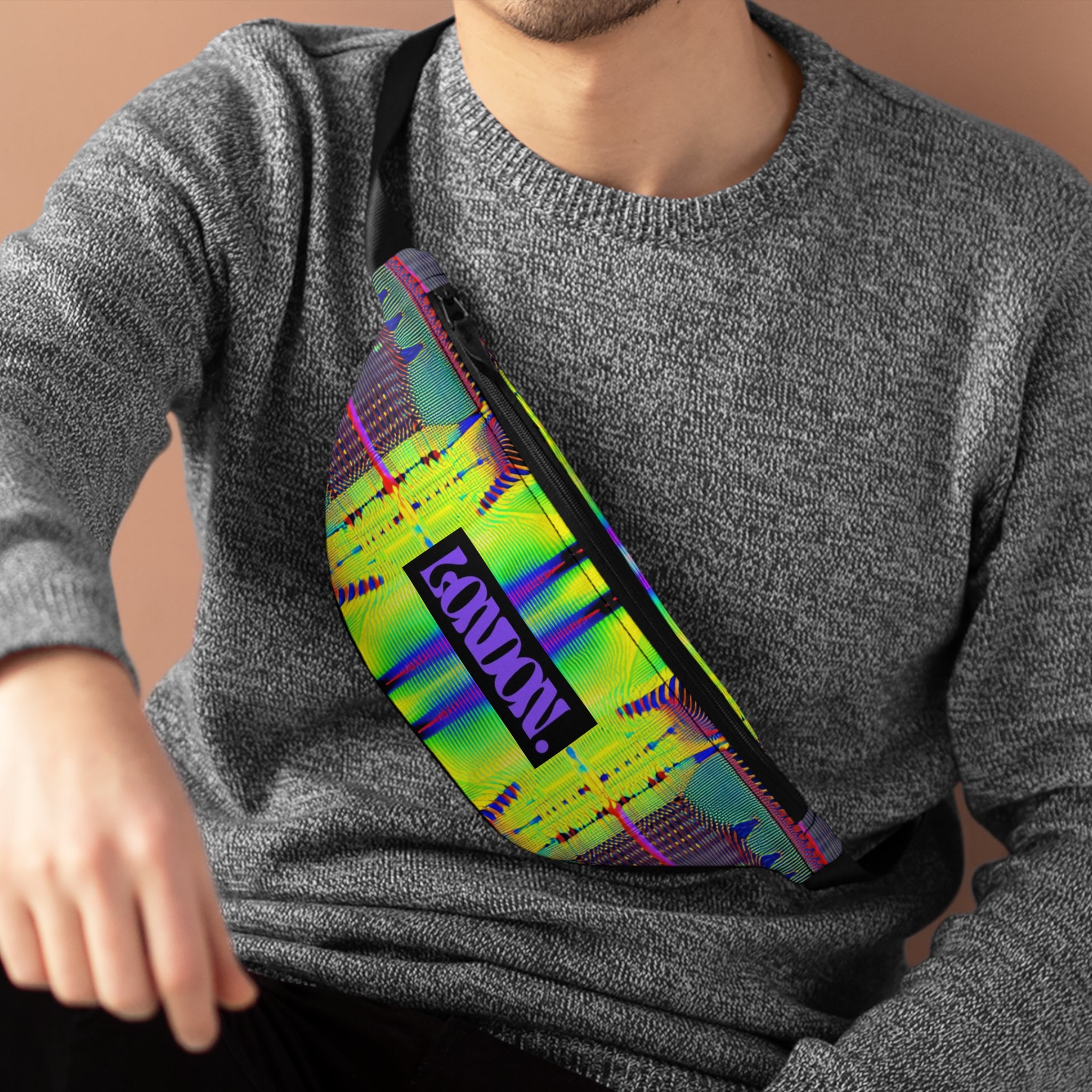 "Groovy Glam: Ride the Rainbow Psychedelia" - Fanny Pack