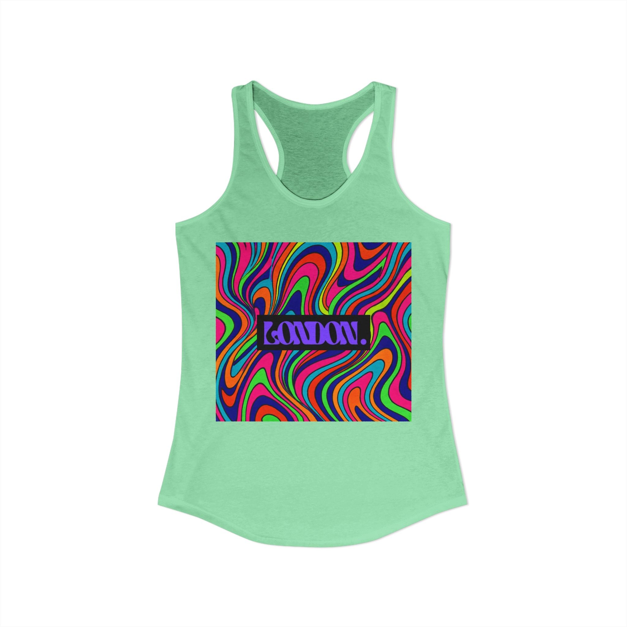 "Kaleidoscope Groove" - Racerback Tank Top