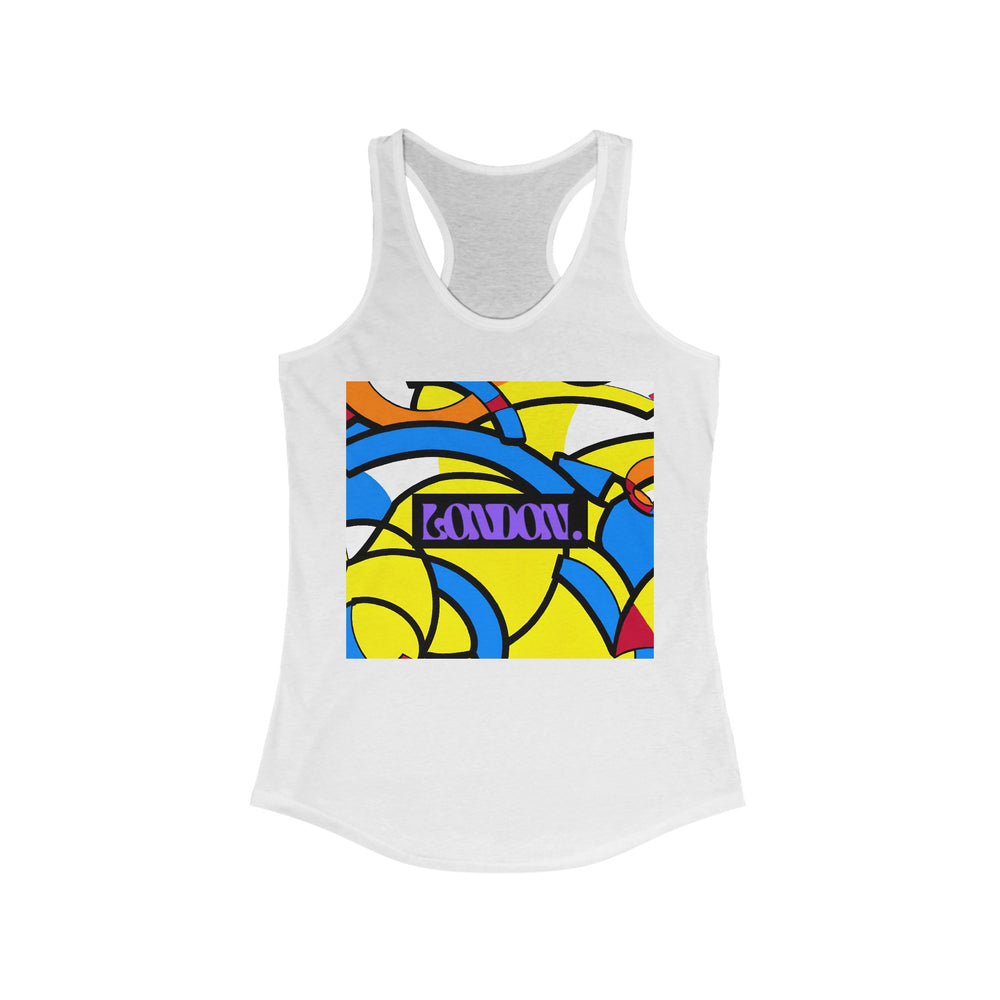 "Groovy Visions: Jasper Honeysuckle's" - Racerback Tank Top