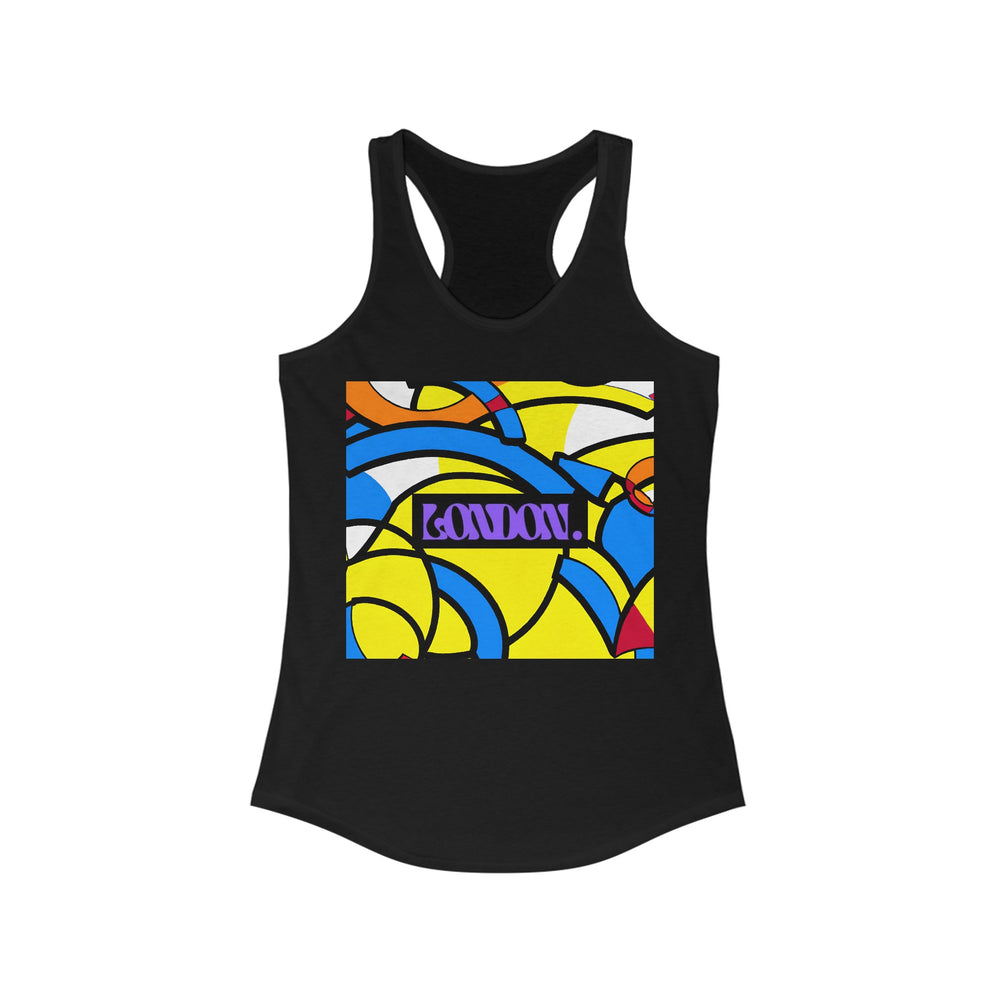 "Groovy Visions: Jasper Honeysuckle's" - Racerback Tank Top