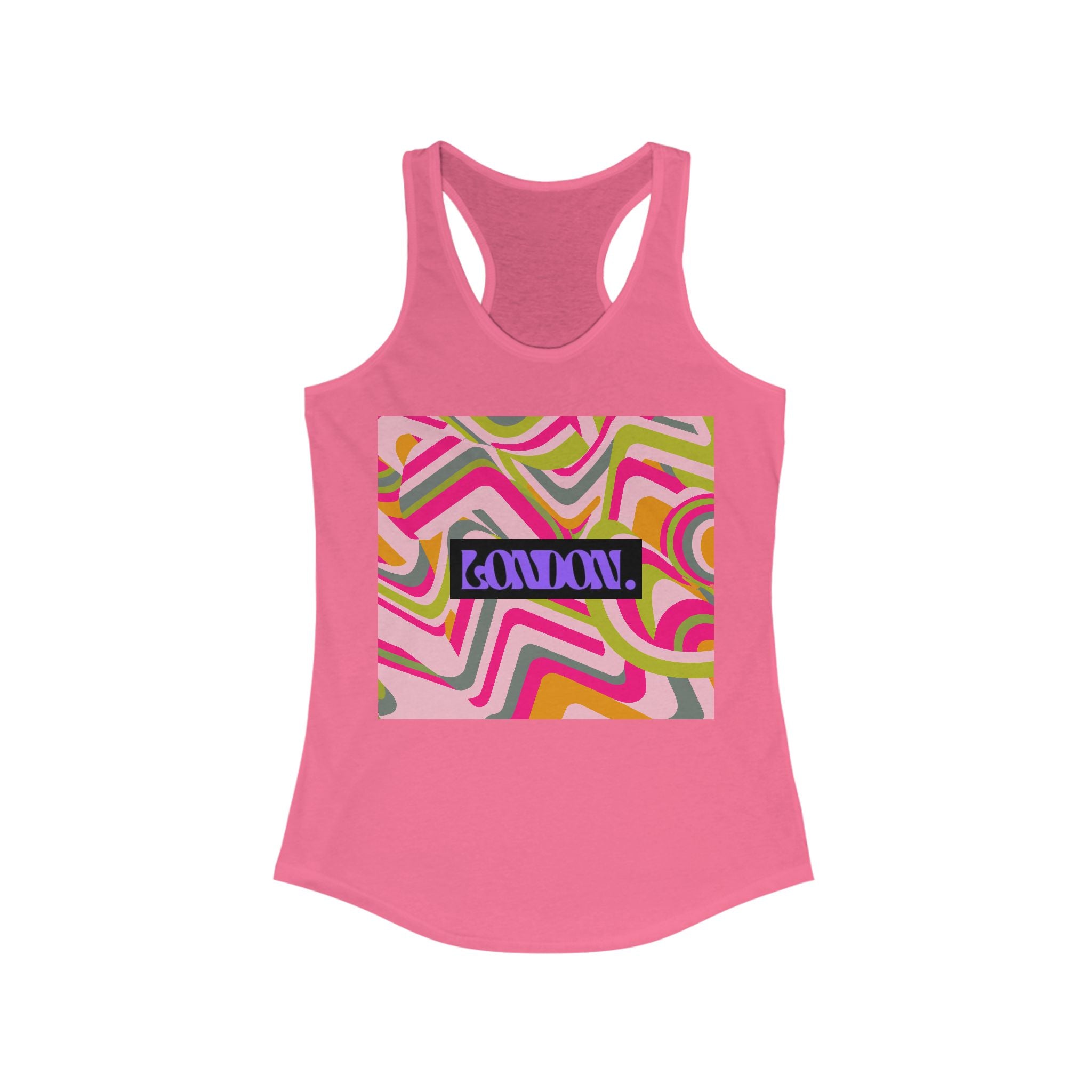 "Daisy Technicolor Dreamwave" - Racerback Tank Top