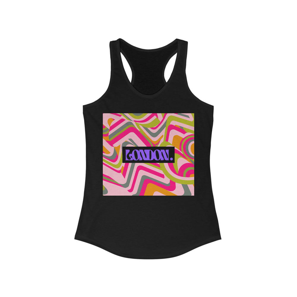 "Daisy Technicolor Dreamwave" - Racerback Tank Top