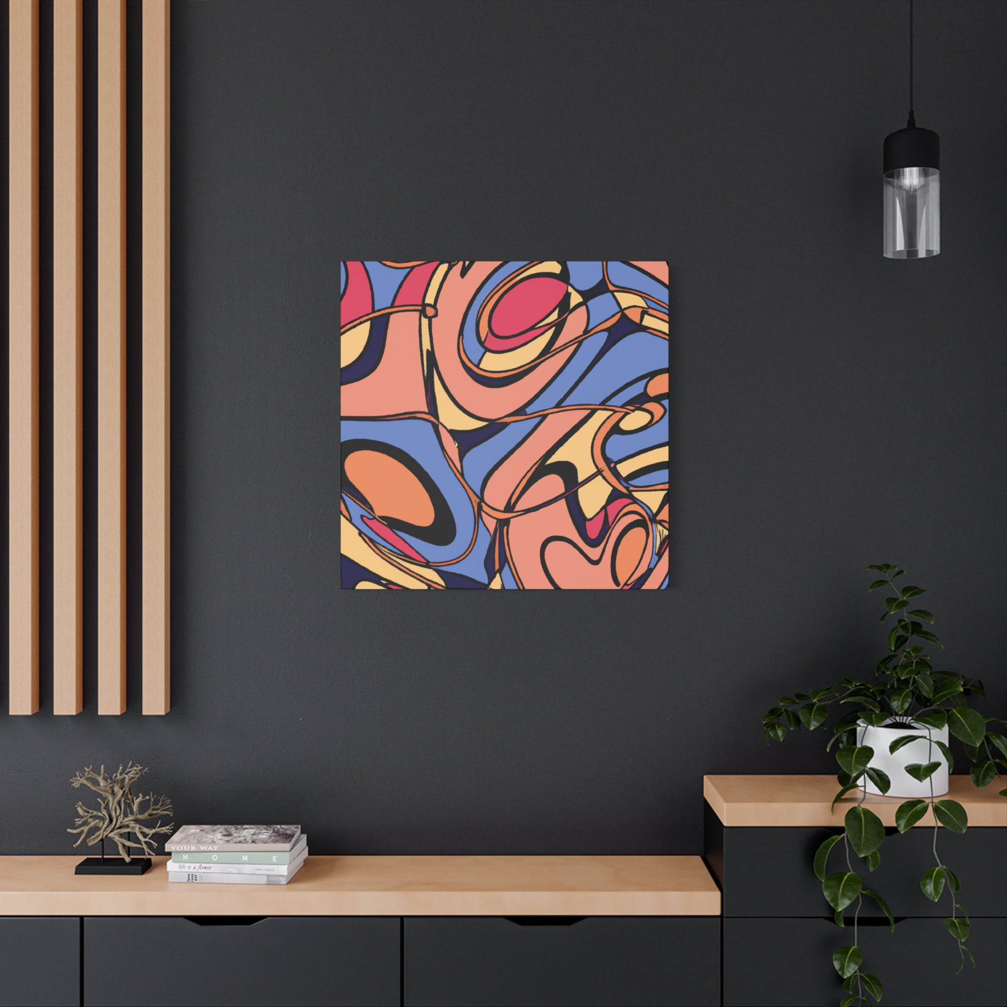 Groovy Kaleidoscope - Canvas